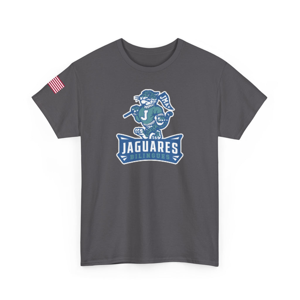 JMA Jaguares w/American Flag Unisex Heavy Cotton Tee