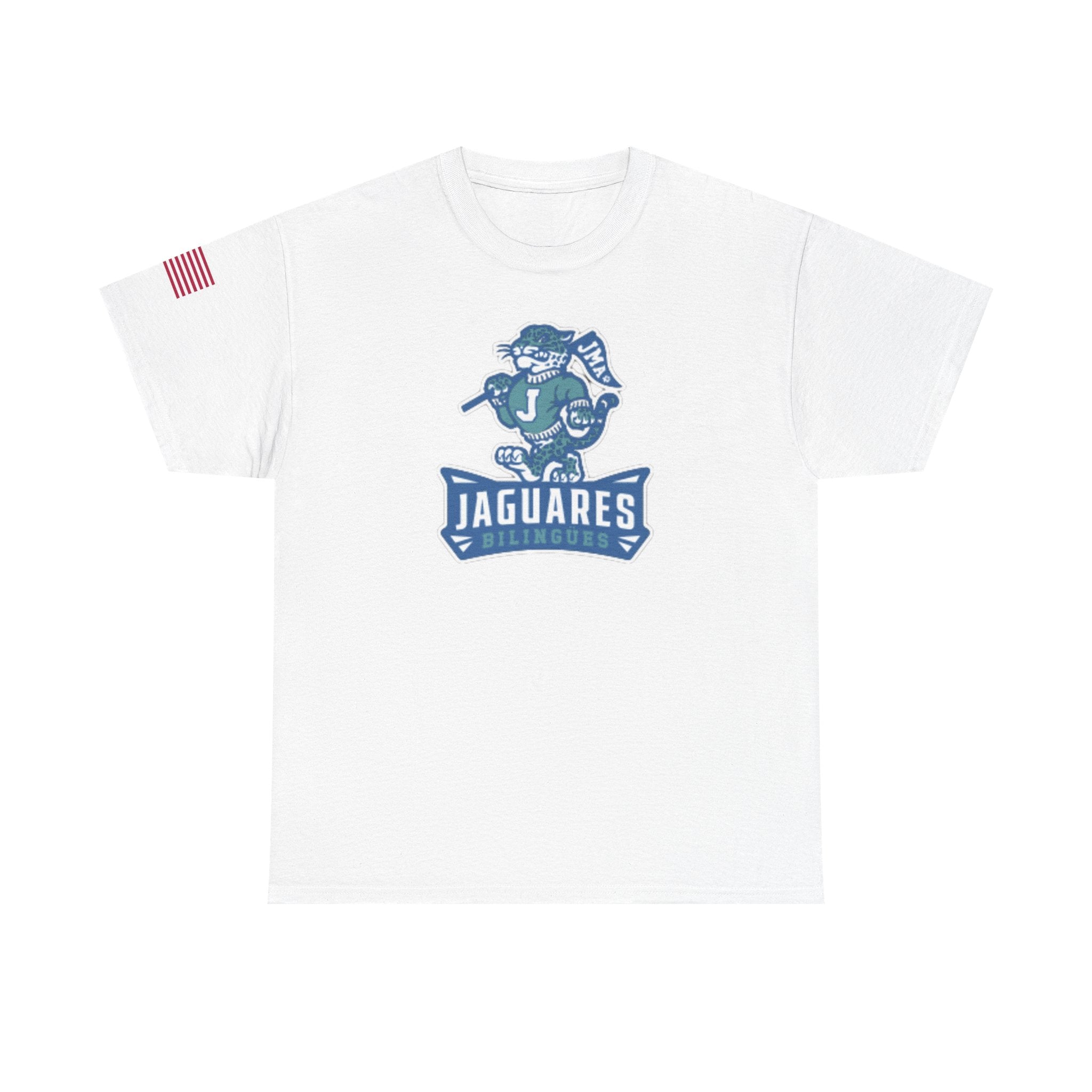 JMA Jaguares w/American Flag Unisex Heavy Cotton Tee