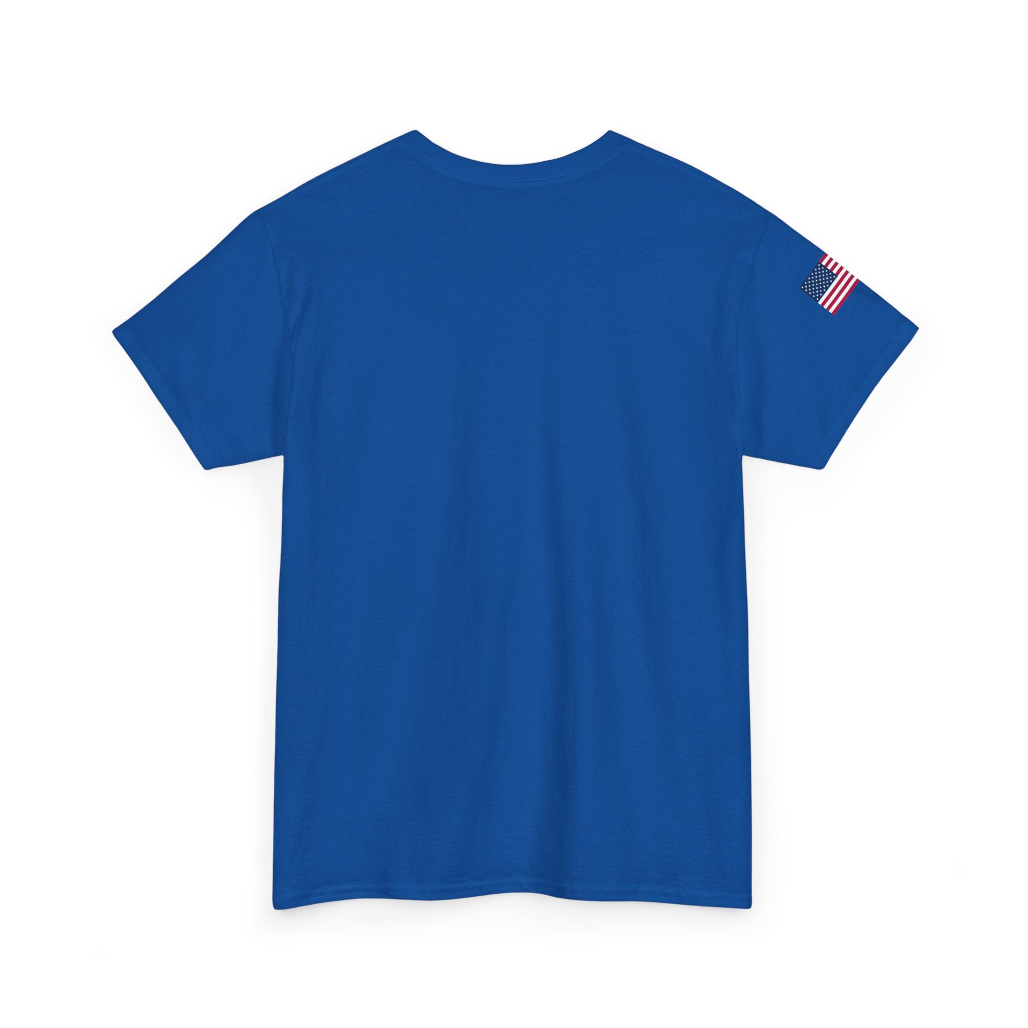 JMA Wording w/American Flag Unisex Heavy Cotton Tee with