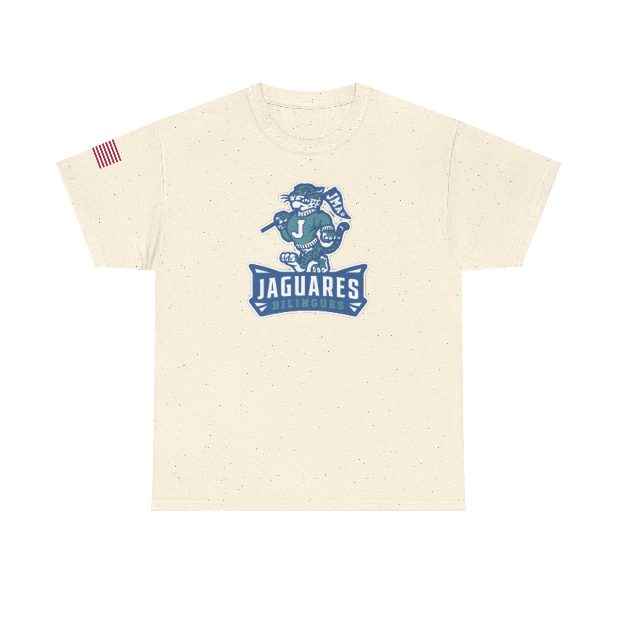 JMA Jaguares w/American Flag Unisex Heavy Cotton Tee