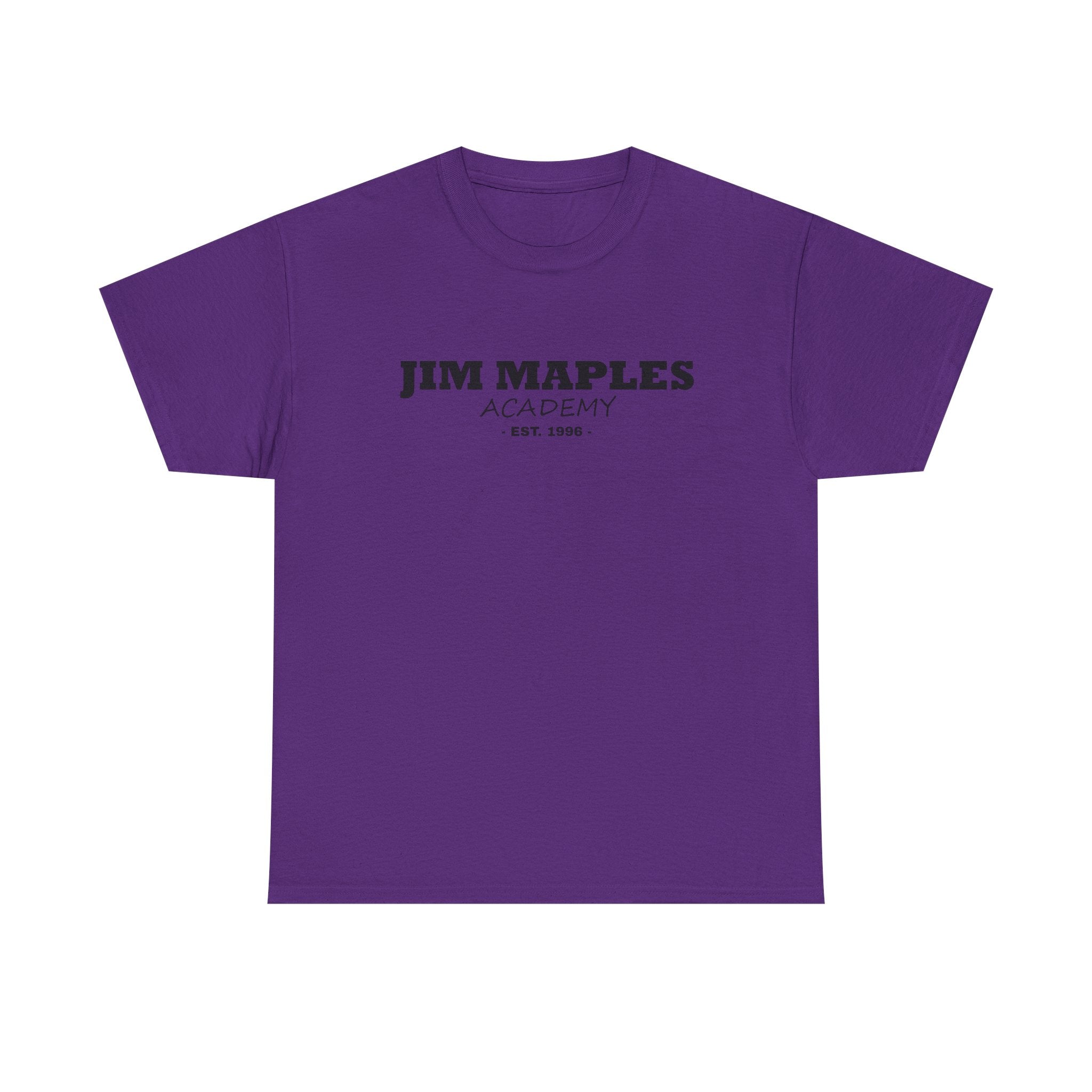 Jim Maples Text Unisex Heavy Cotton Tee