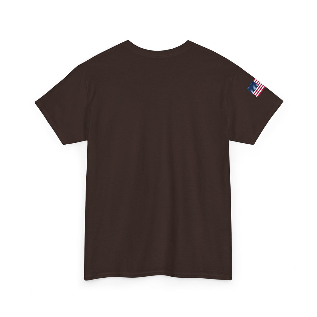 JMA Jaguares w/American Flag Unisex Heavy Cotton Tee