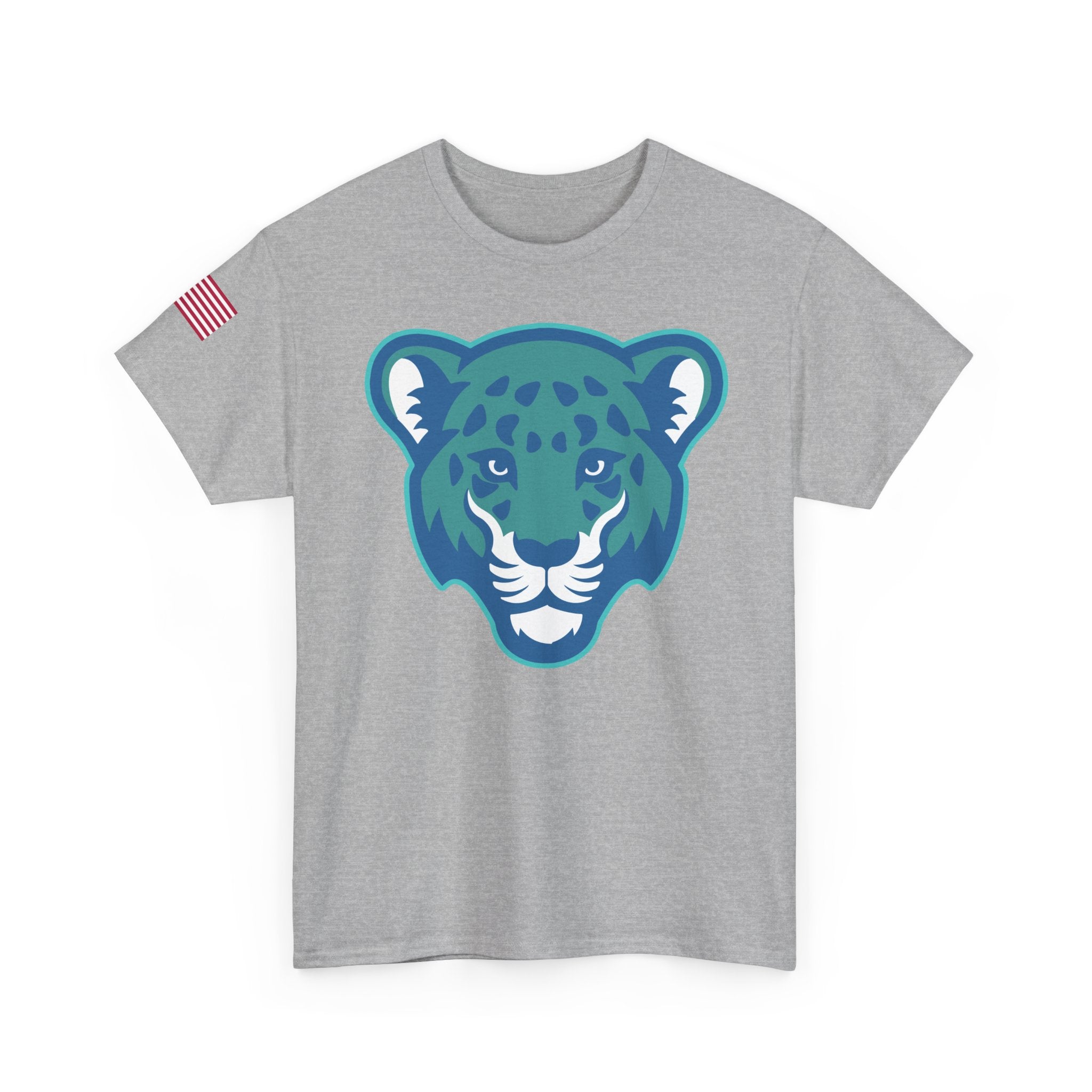 JMA Jag w/American Flag Unisex Heavy Cotton Tee