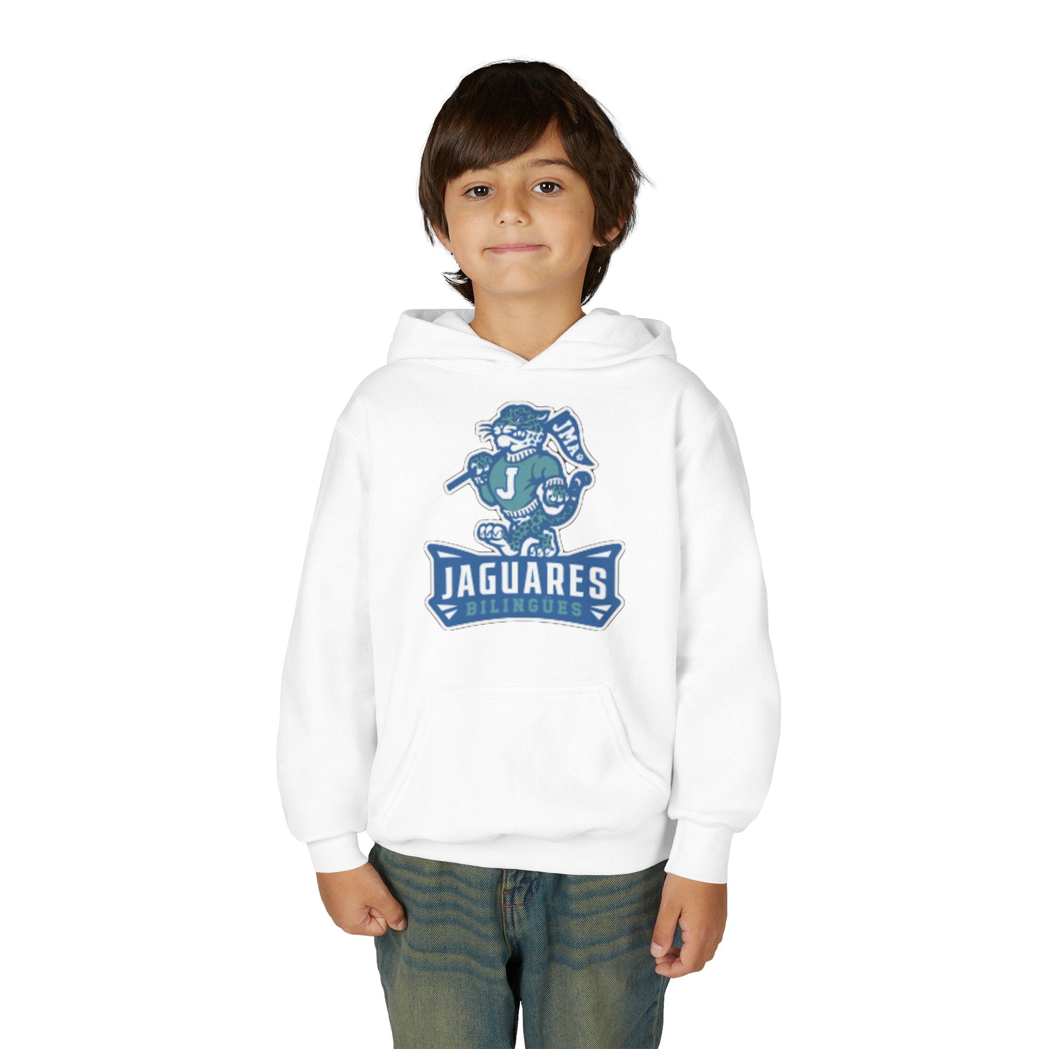 JMA Jaguares Youth Heavy Blend Hooded Sweatshirt
