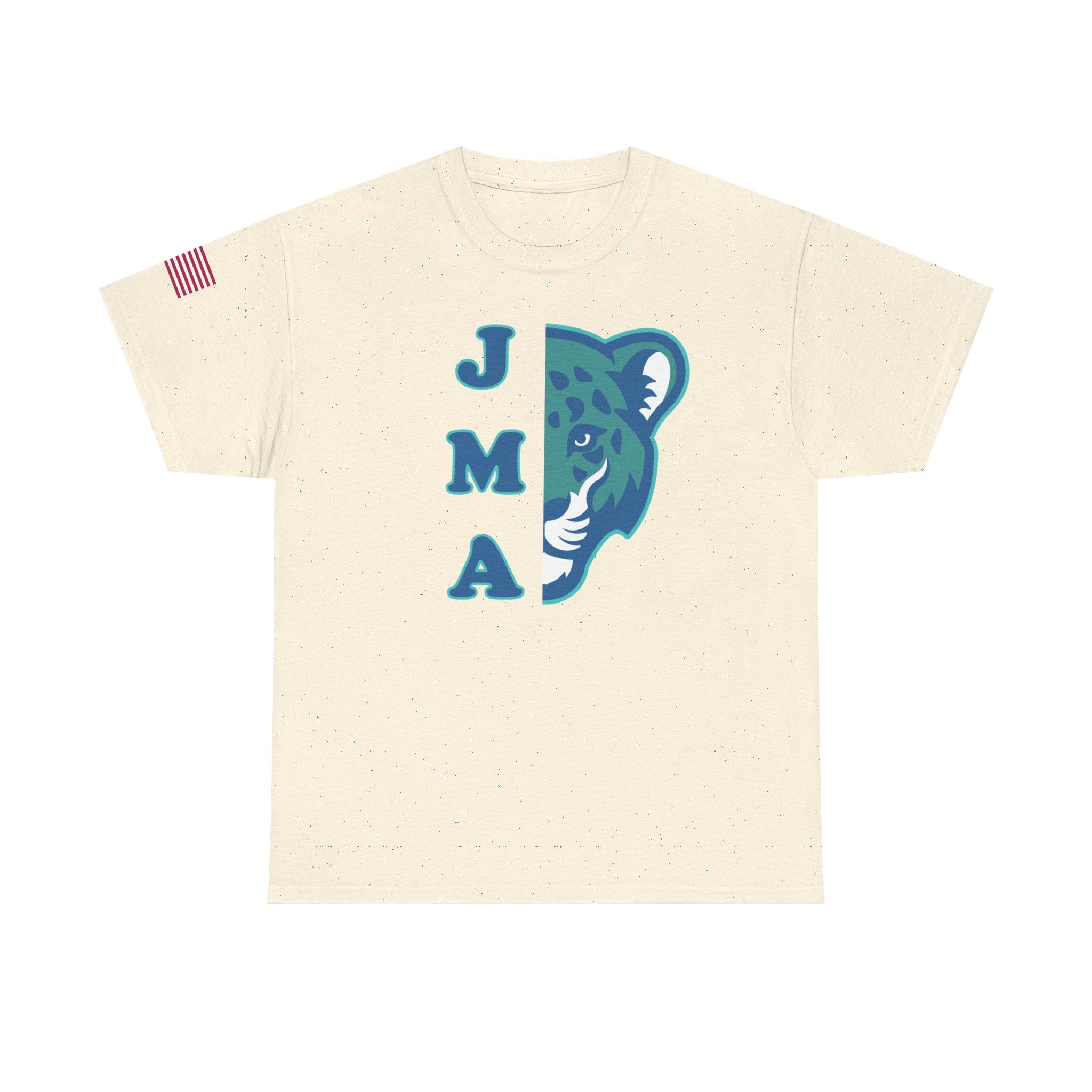 JMA Jag w/American Flag Unisex Heavy Cotton Tee