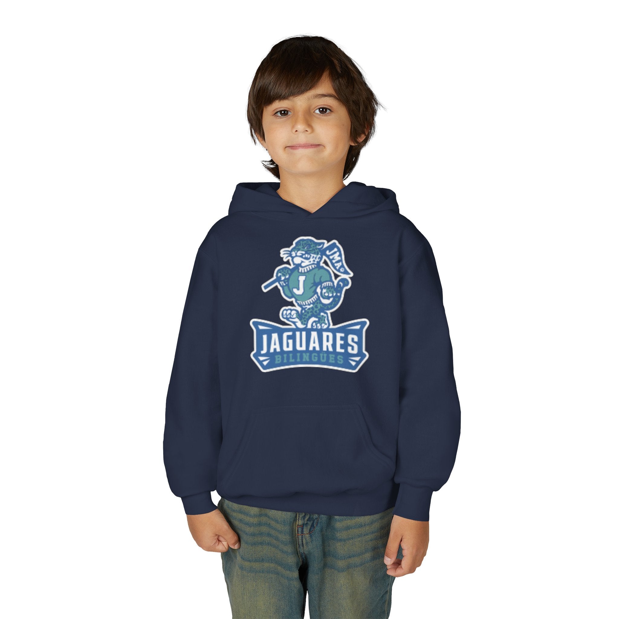 JMA Jaguares Youth Heavy Blend Hooded Sweatshirt