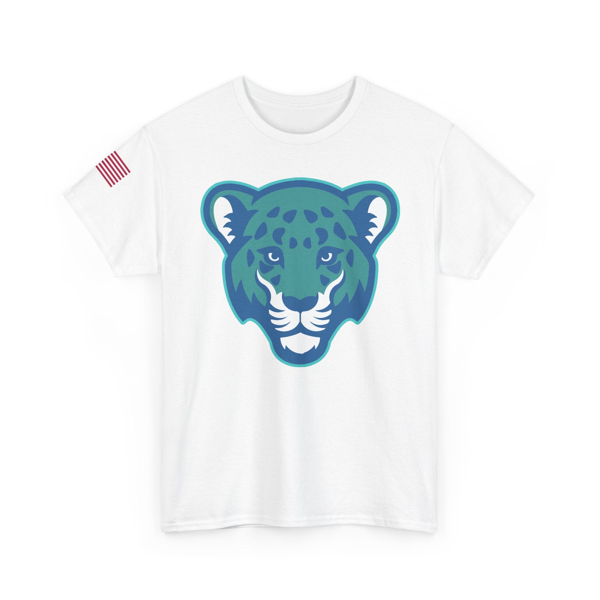JMA Jag w/American Flag Unisex Heavy Cotton Tee