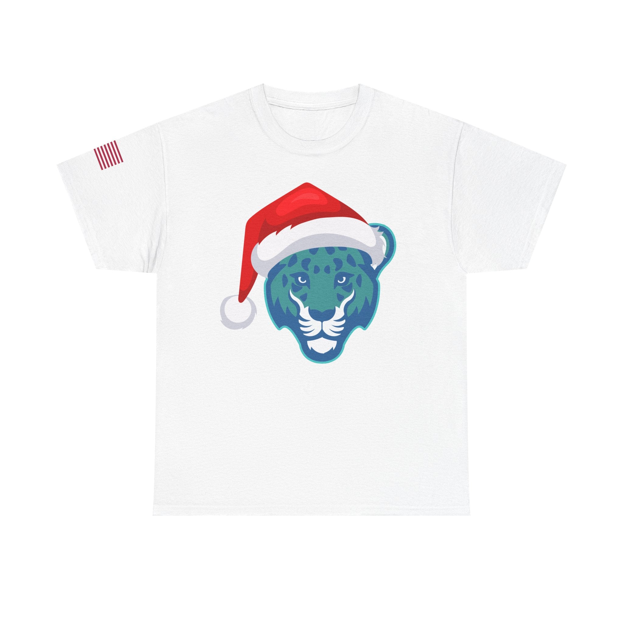 Holiday JMA Jag w/American Flag Unisex Heavy Cotton Tee