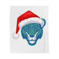 Holiday Jaguar Velveteen Plush Blanket