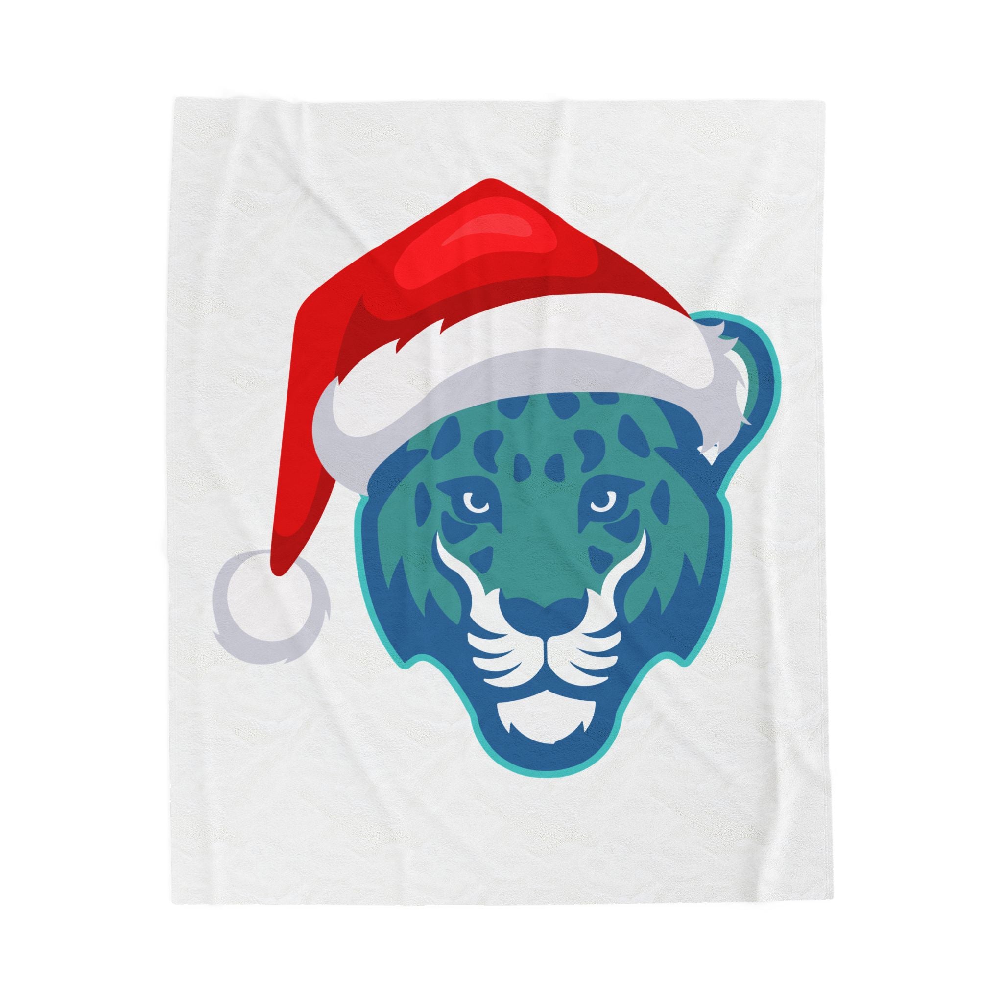 Holiday Jaguar Velveteen Plush Blanket