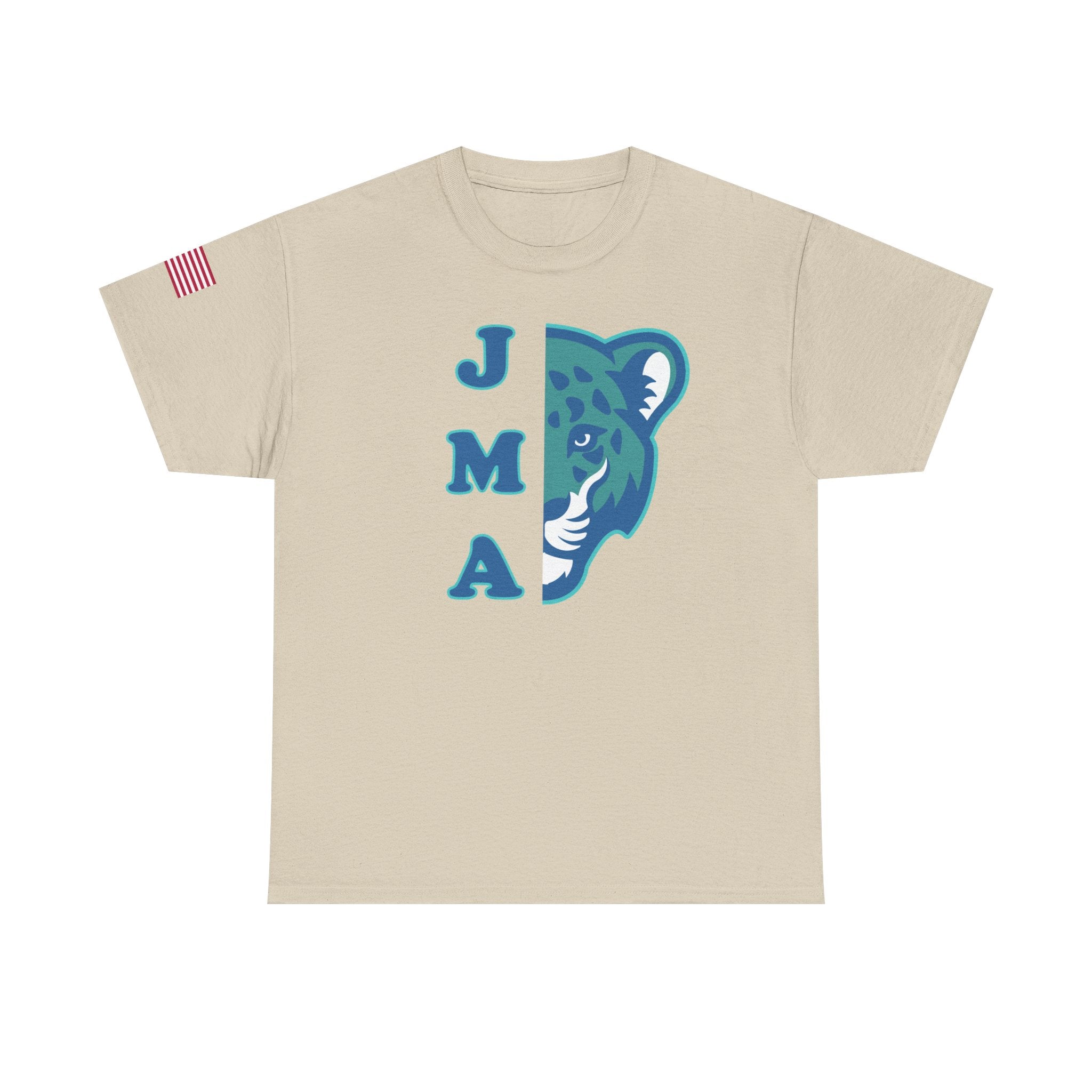 JMA Jag w/American Flag Unisex Heavy Cotton Tee