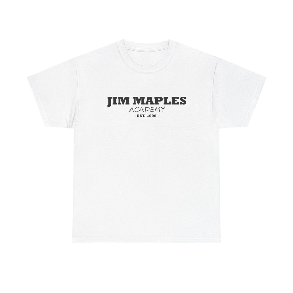 Jim Maples Text Unisex Heavy Cotton Tee
