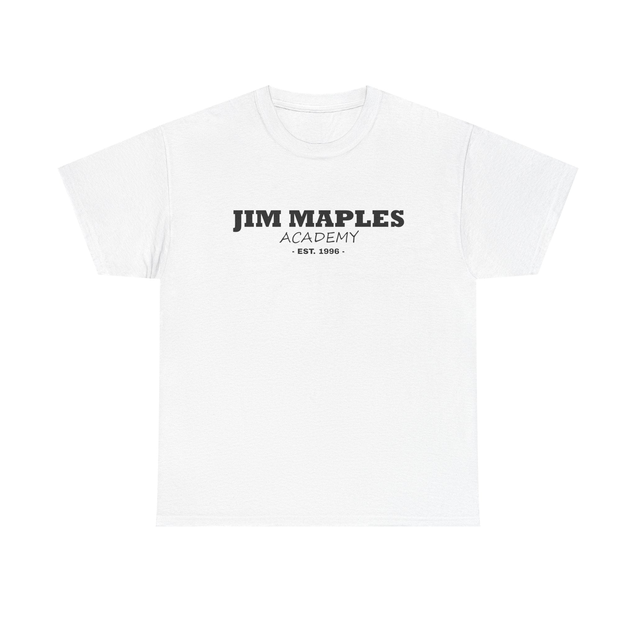 Jim Maples Text Unisex Heavy Cotton Tee