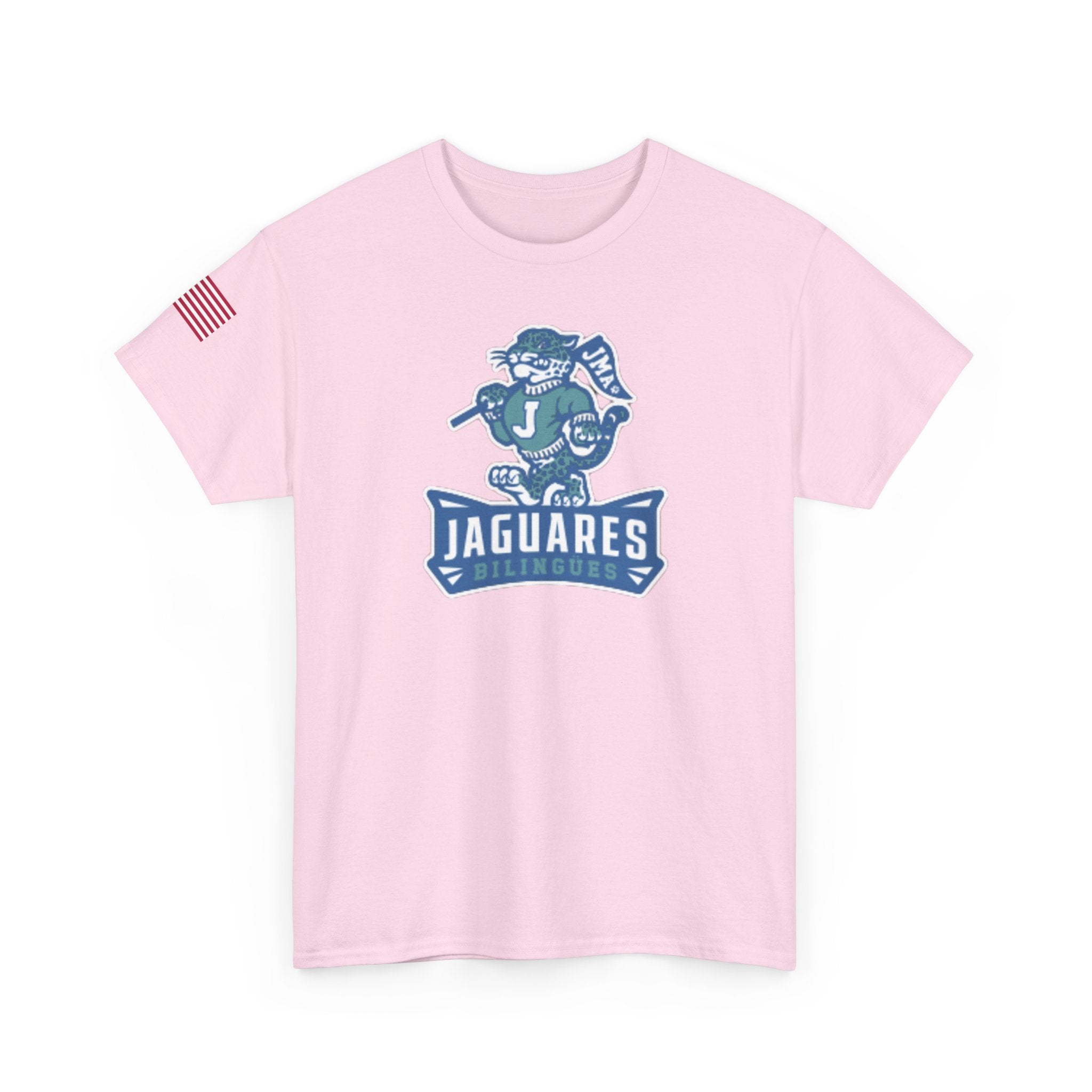 JMA Jaguares w/American Flag Unisex Heavy Cotton Tee