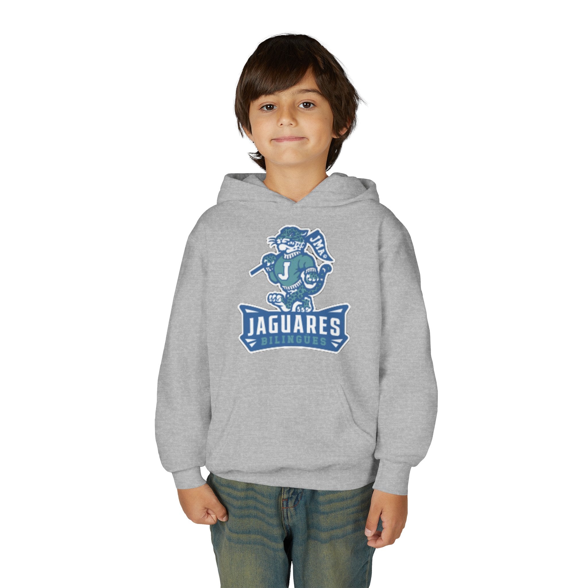JMA Jaguares Youth Heavy Blend Hooded Sweatshirt