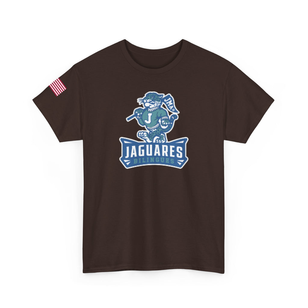 JMA Jaguares w/American Flag Unisex Heavy Cotton Tee