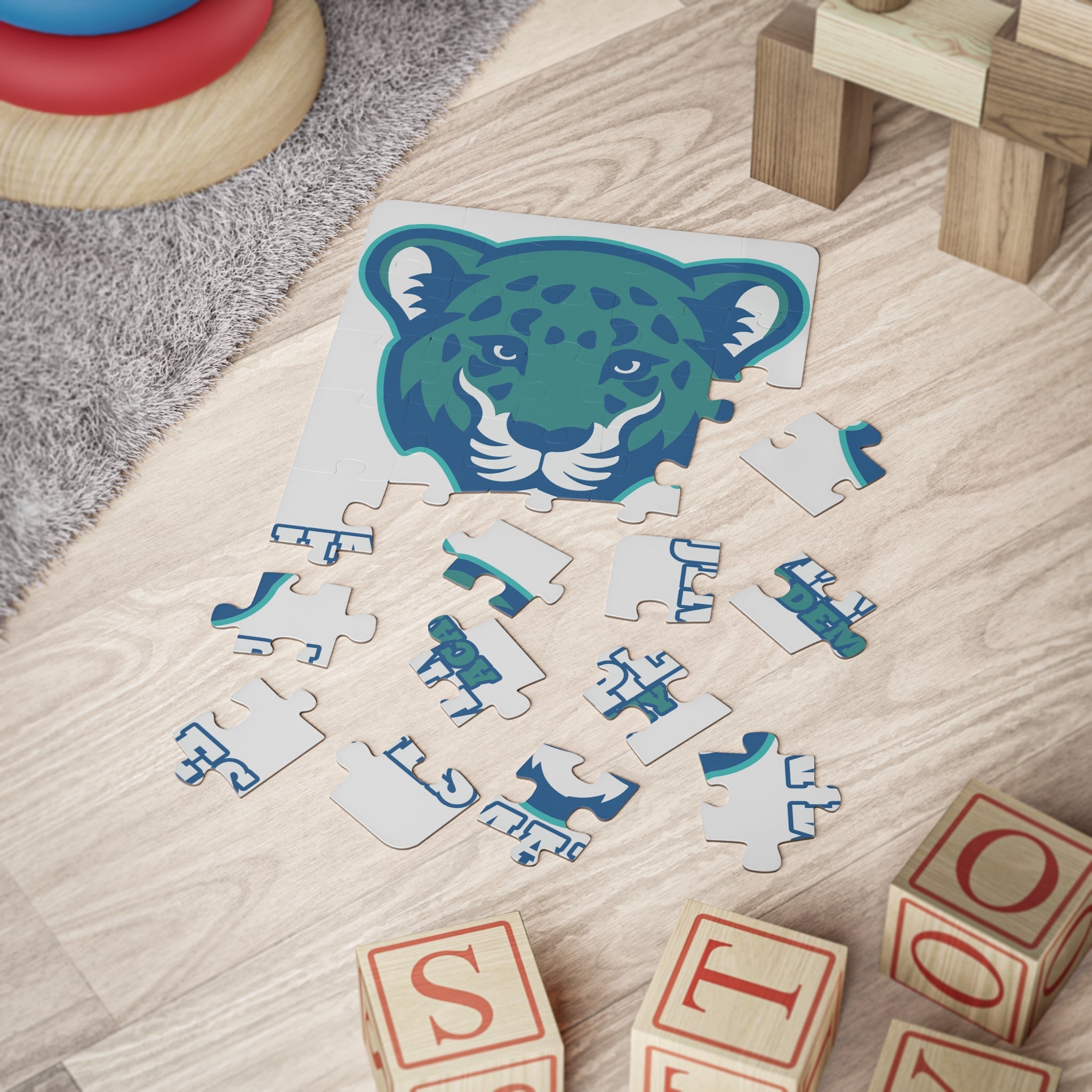 Kids' 30-Piece Puzzle with Jim Maples Academy Design