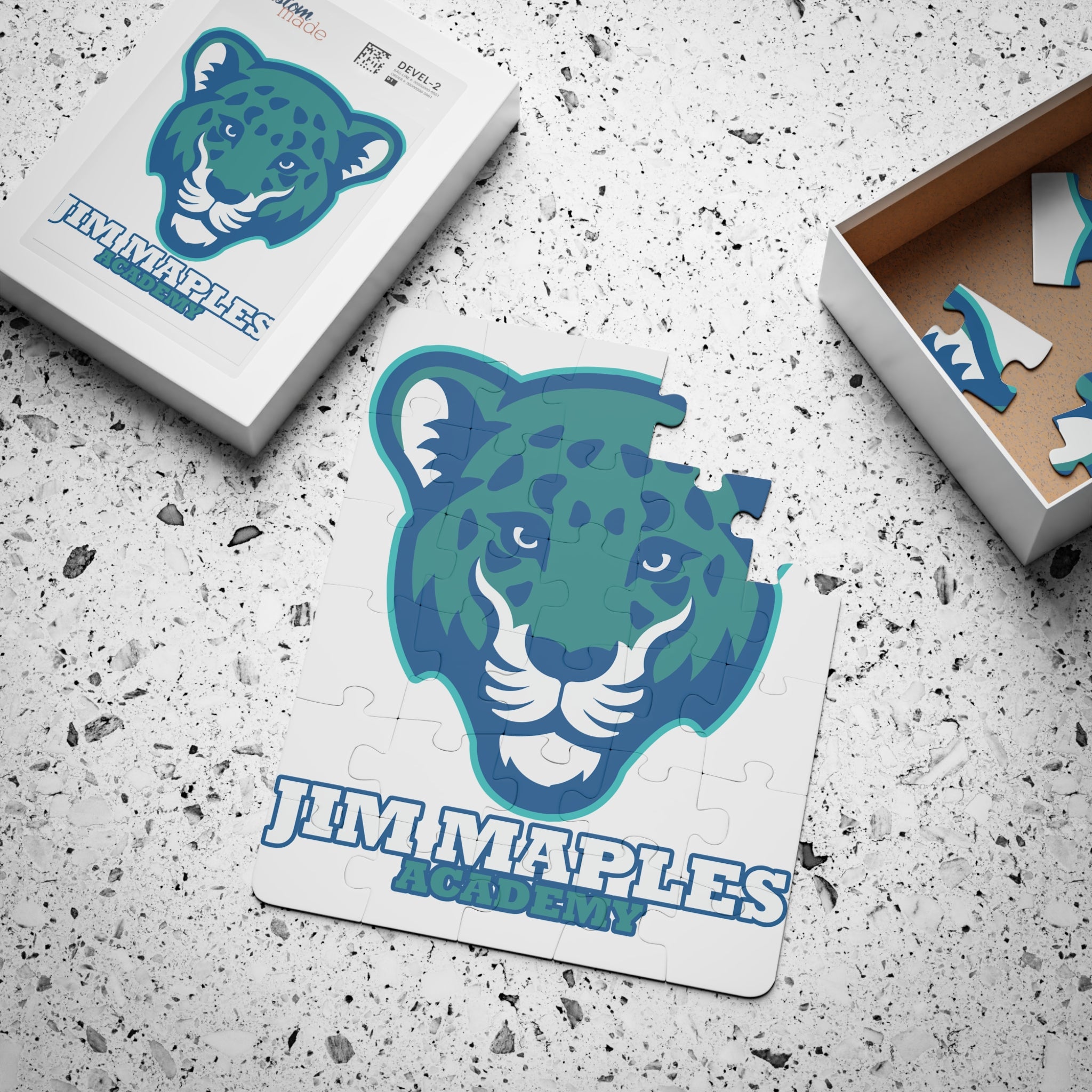 Kids' 30-Piece Puzzle with Jim Maples Academy Design