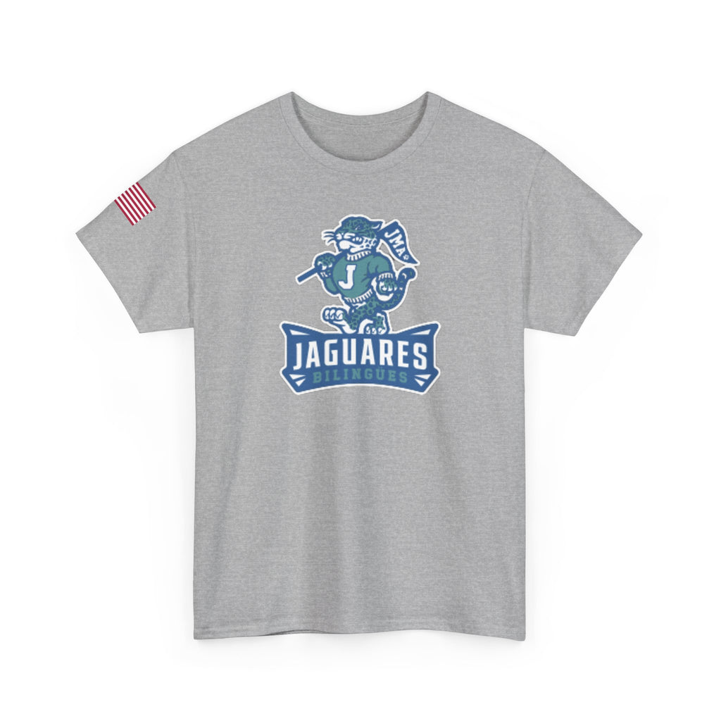 JMA Jaguares w/American Flag Unisex Heavy Cotton Tee