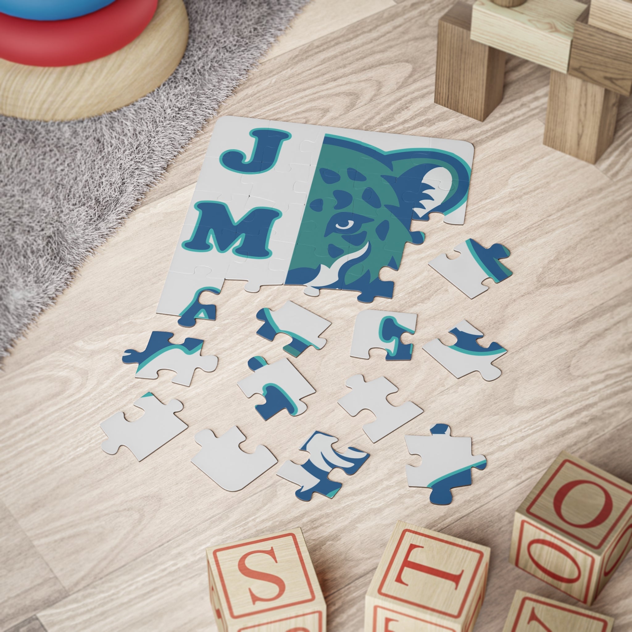 Kids' 30-Piece Puzzle with JMA Jag Design