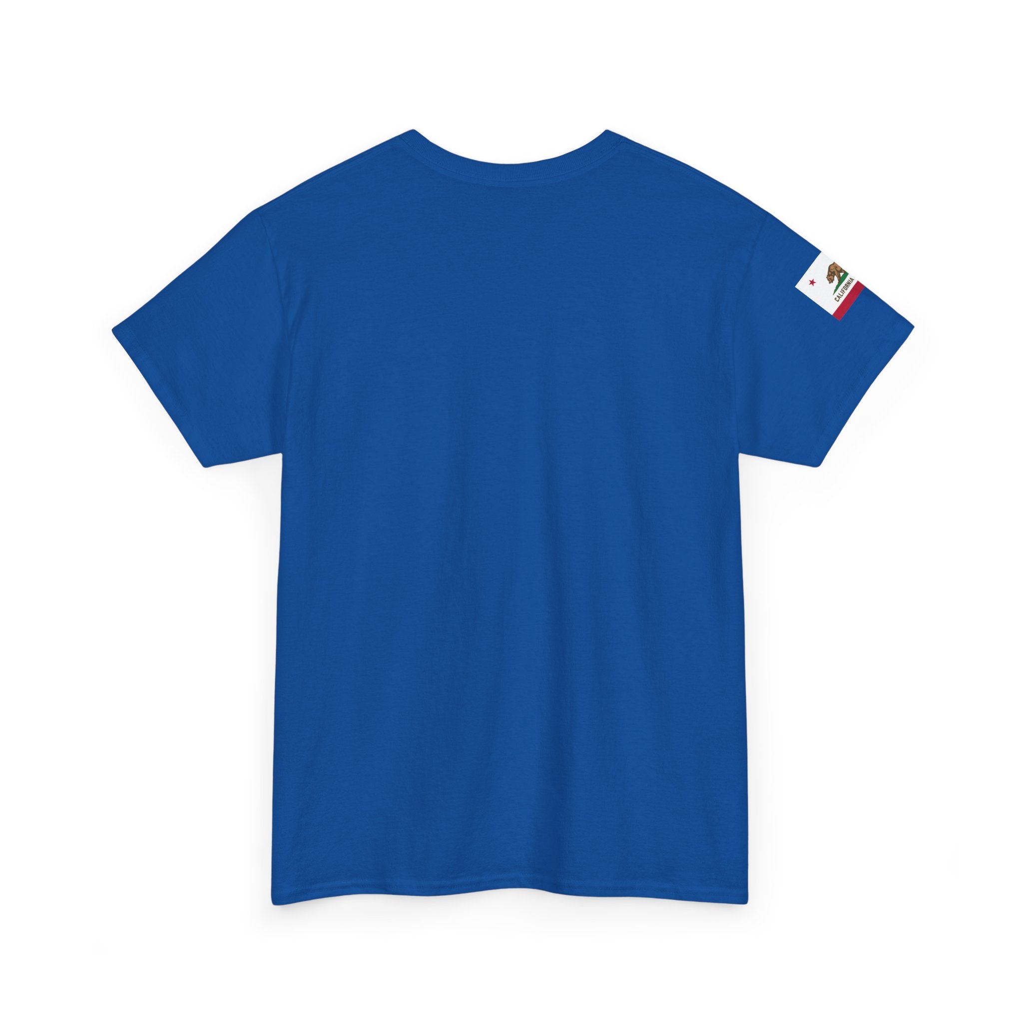 Jim Maples Text w/ California Flag Unisex Heavy Cotton Tee