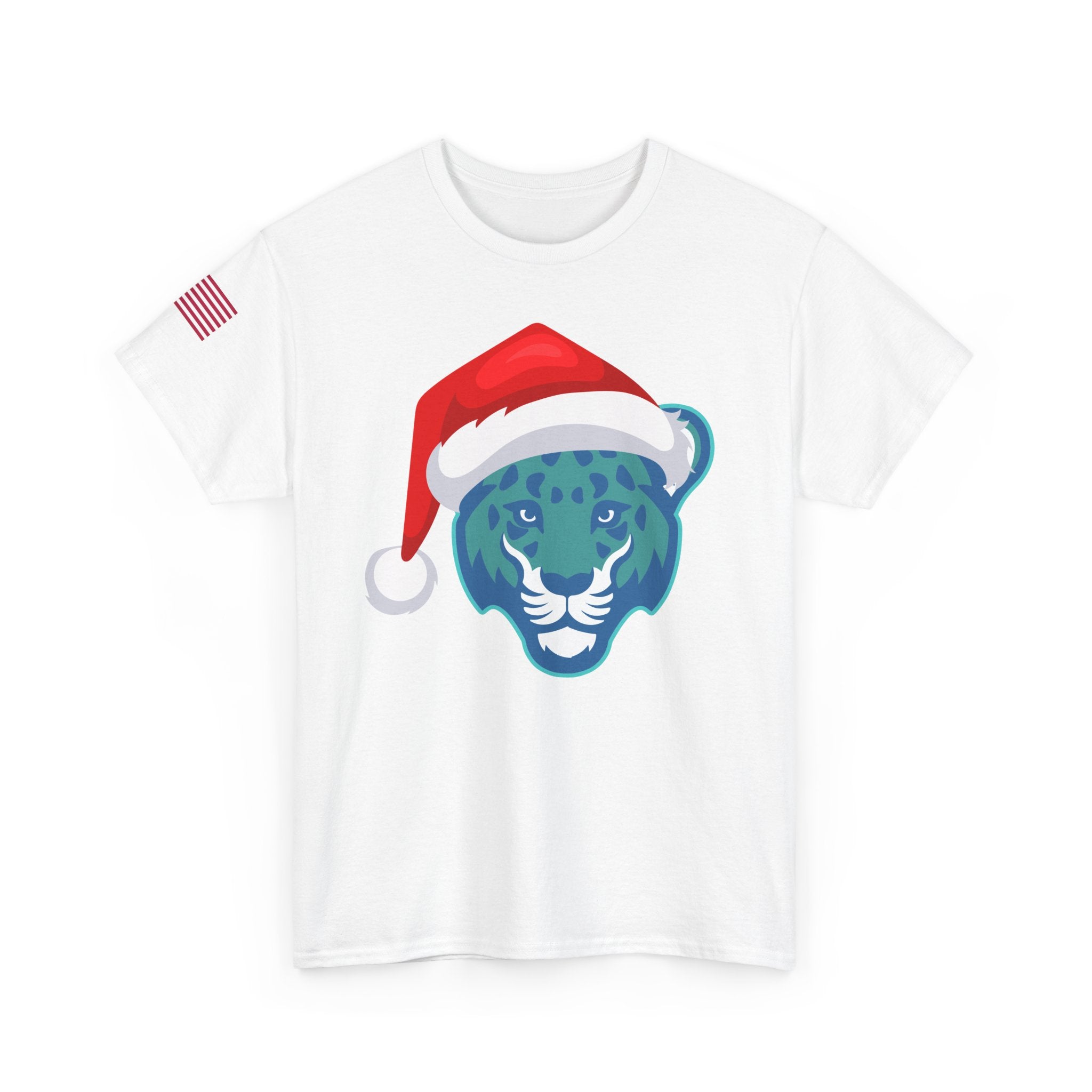 Holiday JMA Jag w/American Flag Unisex Heavy Cotton Tee