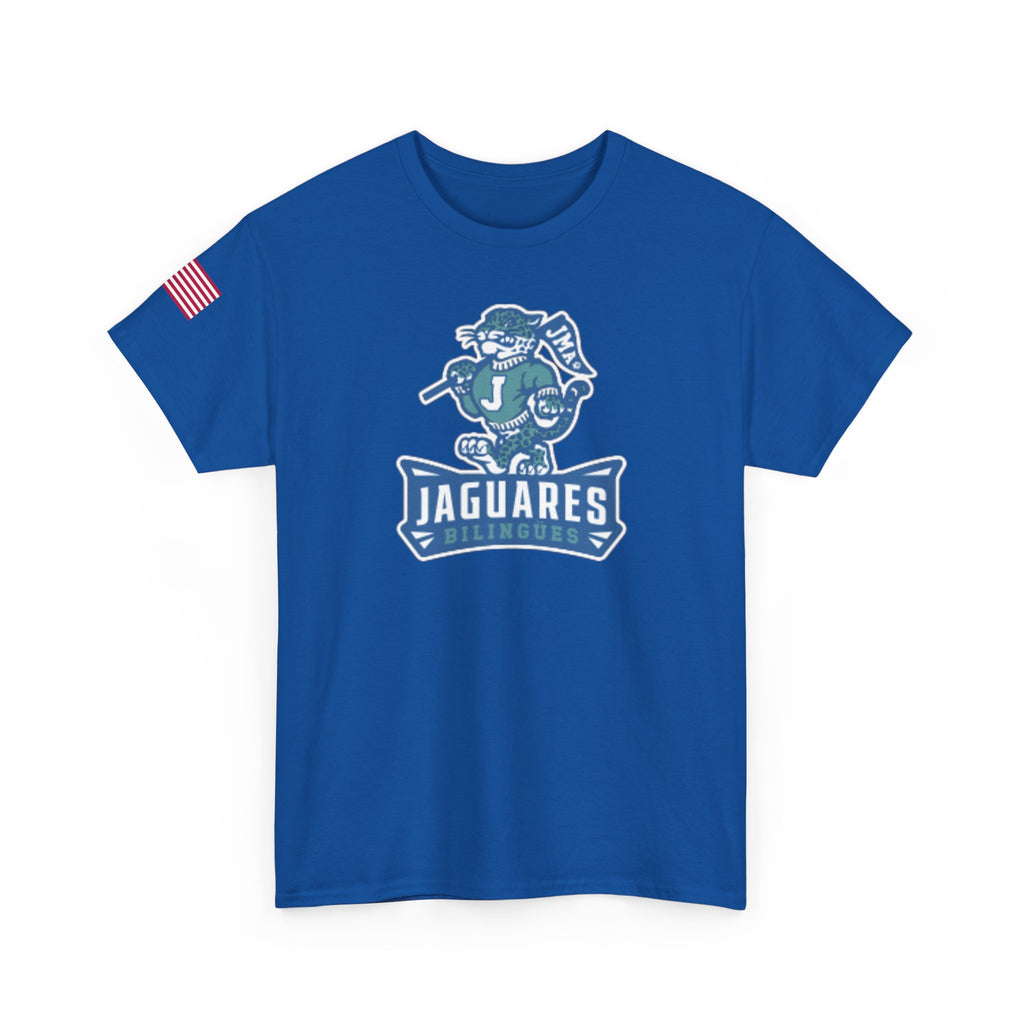 JMA Jaguares w/American Flag Unisex Heavy Cotton Tee
