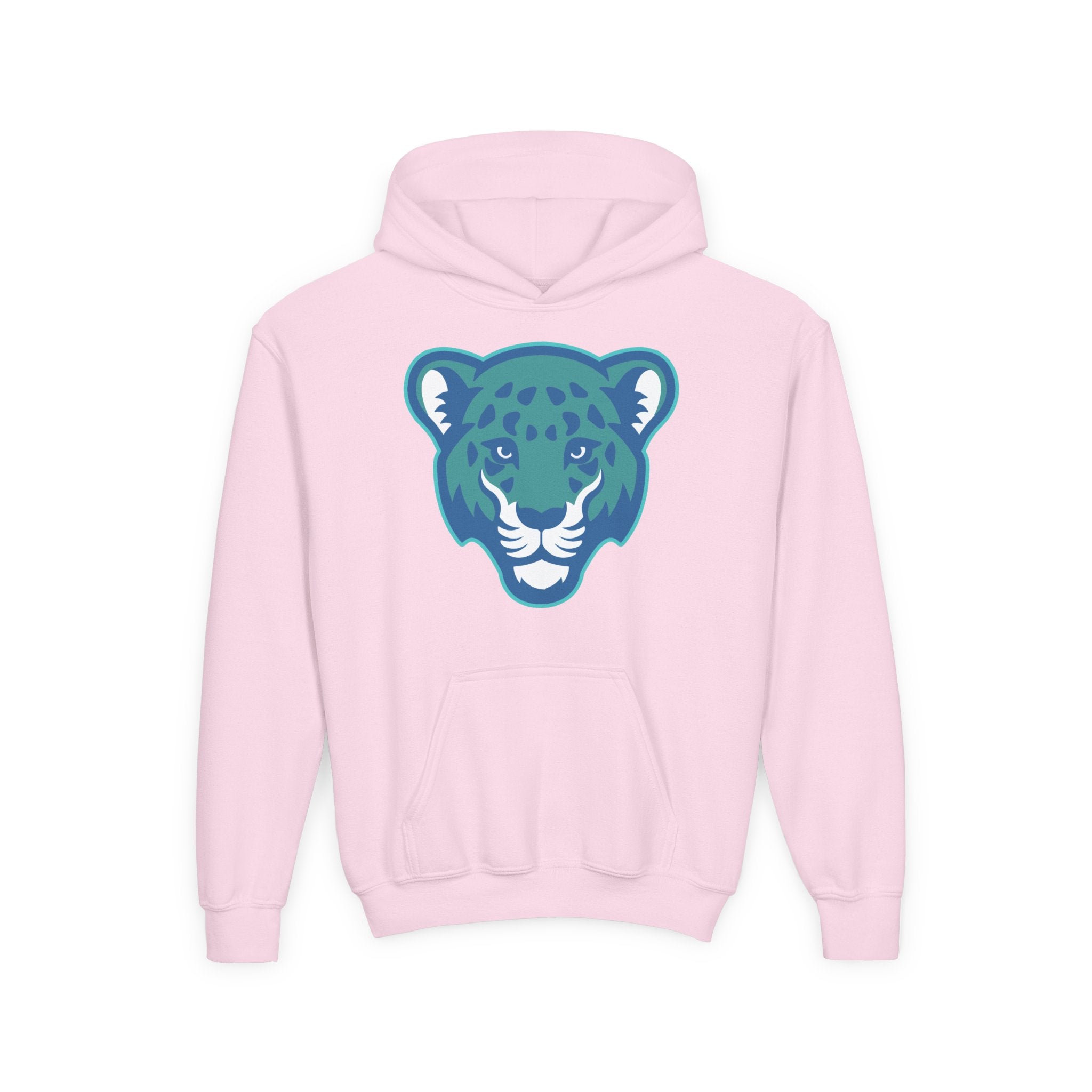 Youth Heavy Blend Hooded Sweatshirt - Cool Tiger Face Design