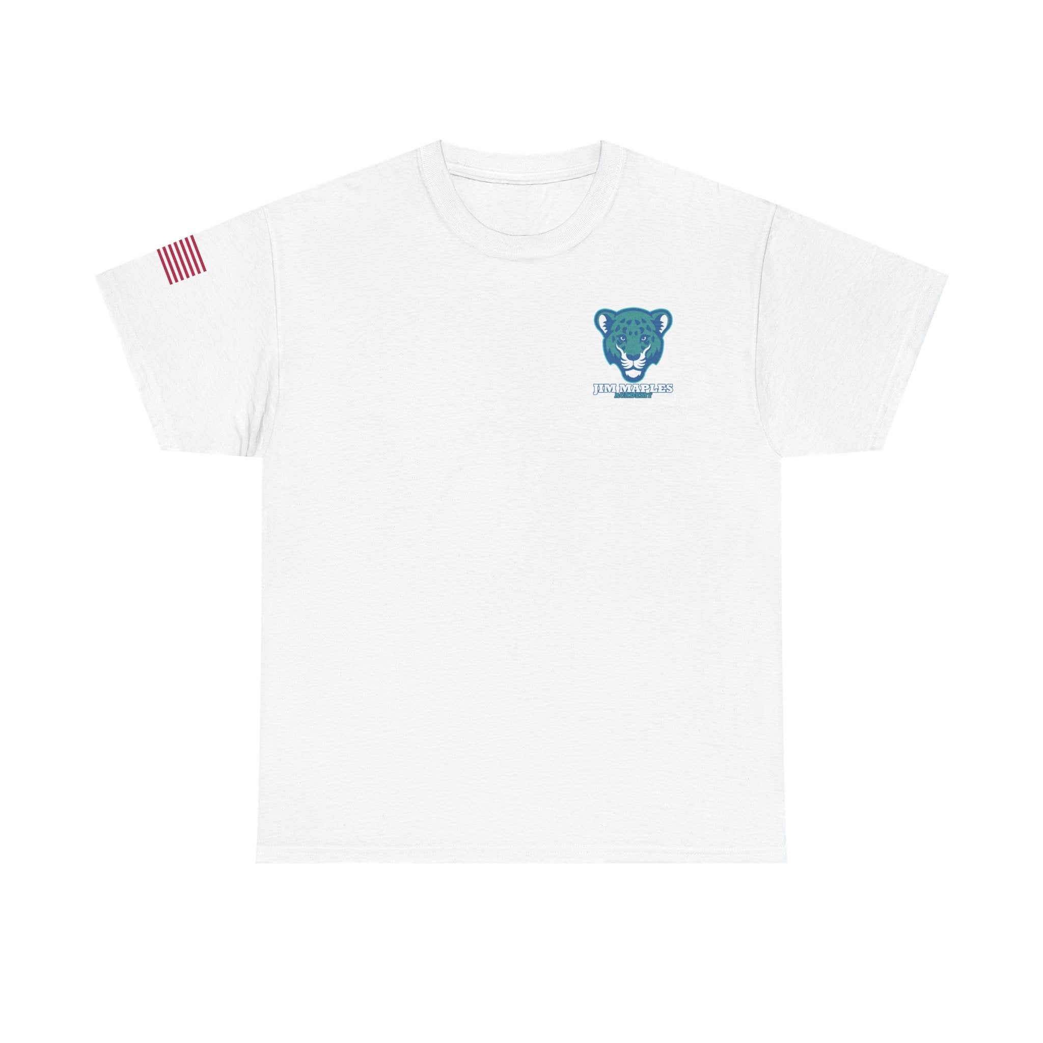 JMA Wording w/American Flag Unisex Heavy Cotton Tee with