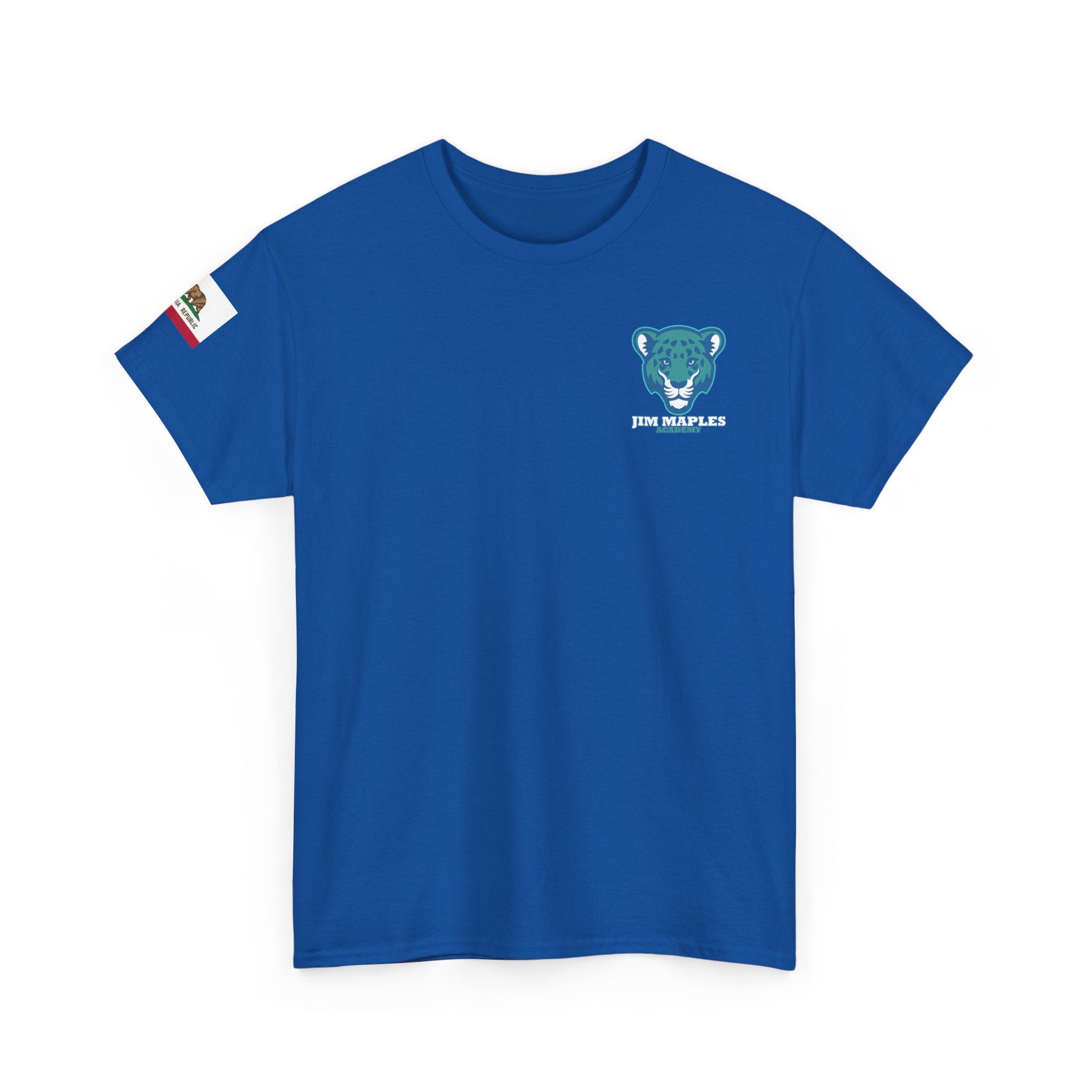 JMA Jaguar Design and Wording w/ California Flag Unisex Heavy Cotton Tee