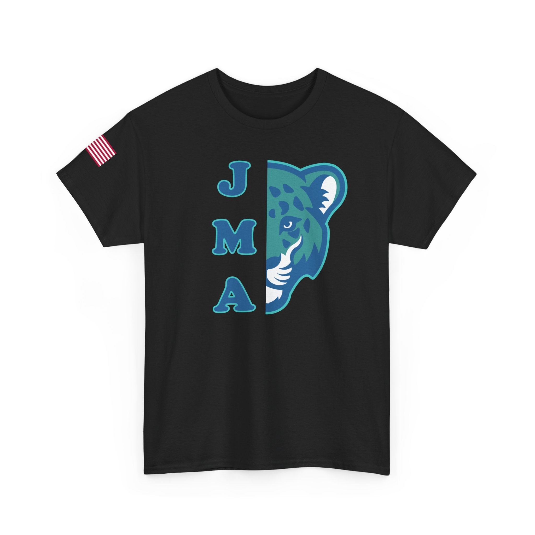 JMA Jag w/American Flag Unisex Heavy Cotton Tee