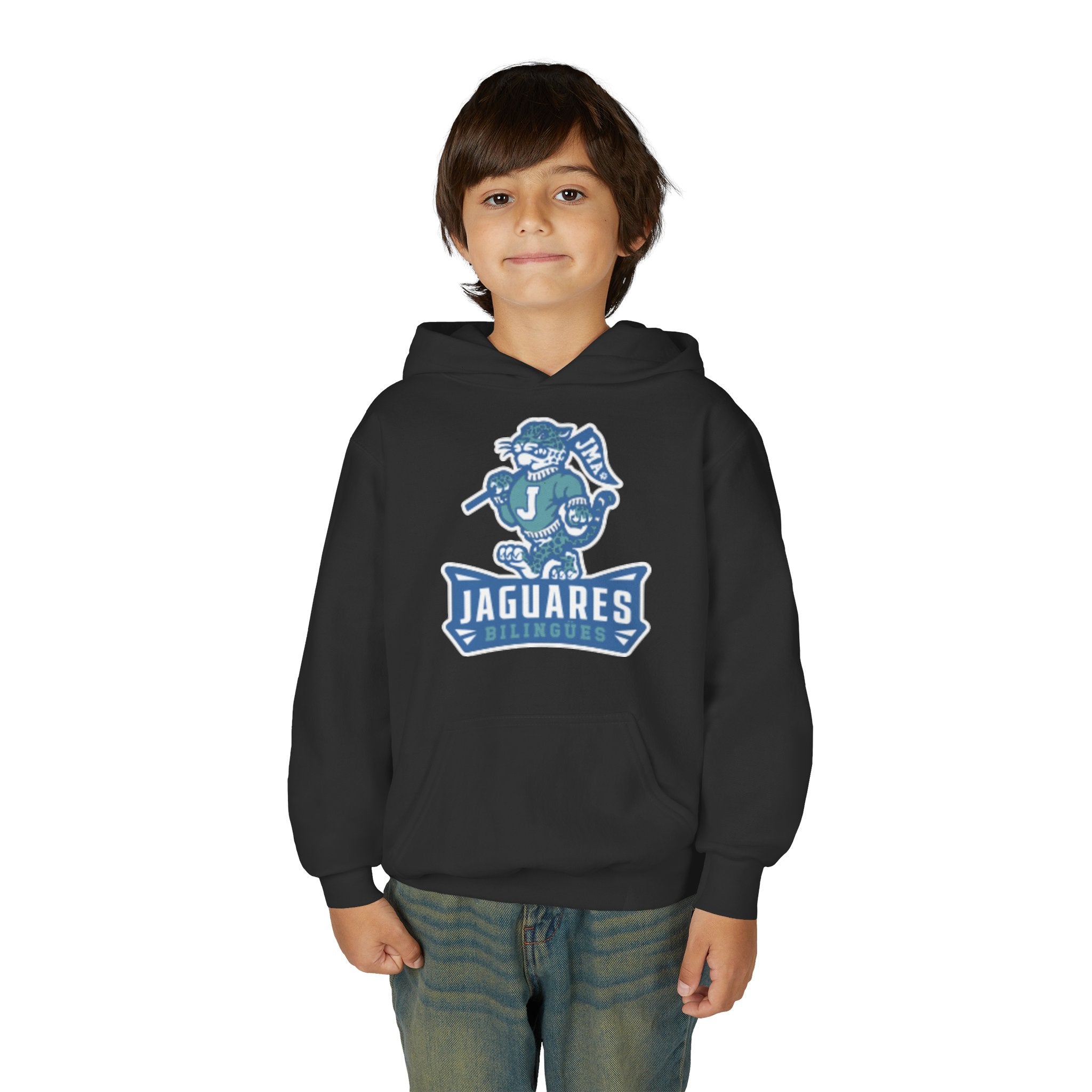 JMA Jaguares Youth Heavy Blend Hooded Sweatshirt