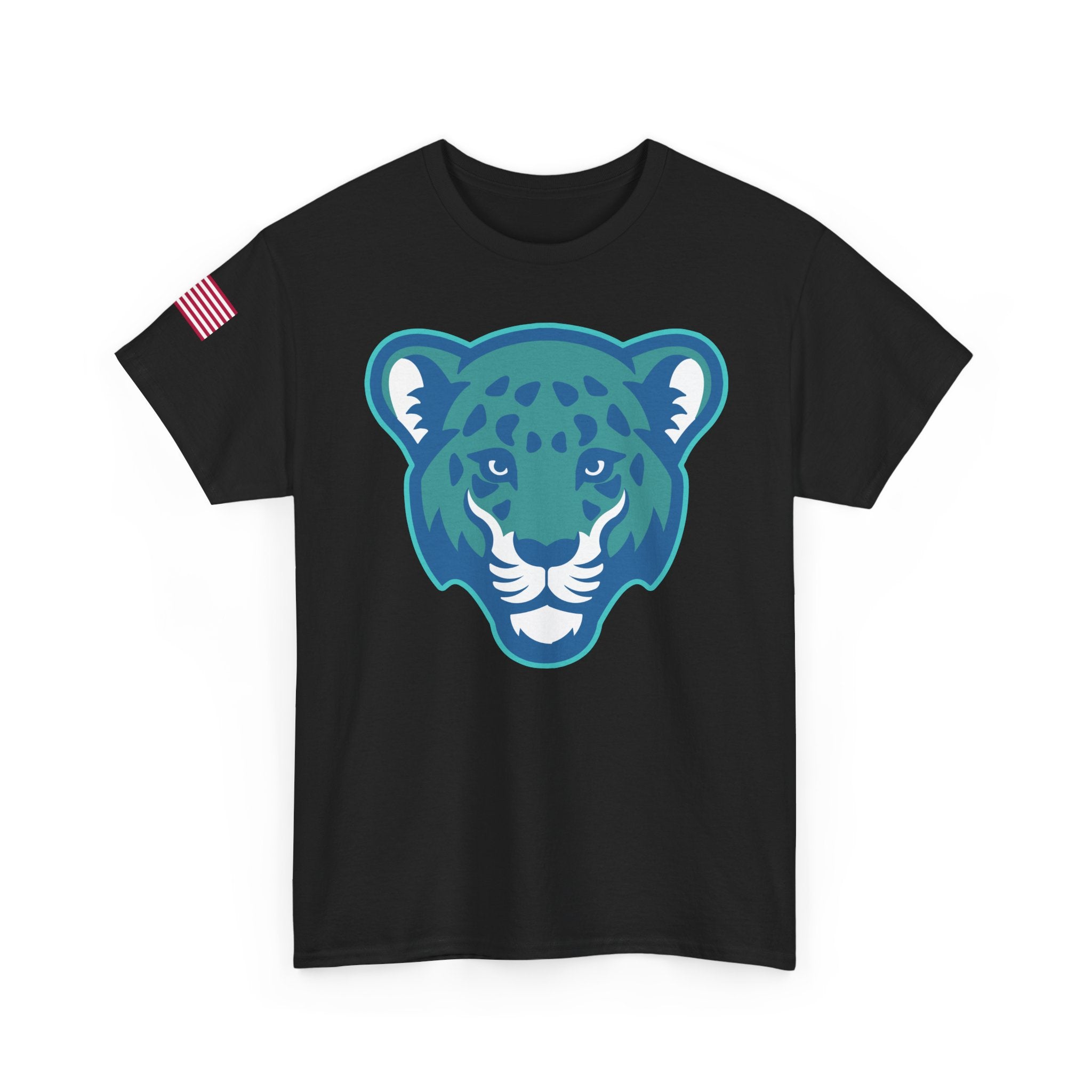 JMA Jag w/American Flag Unisex Heavy Cotton Tee