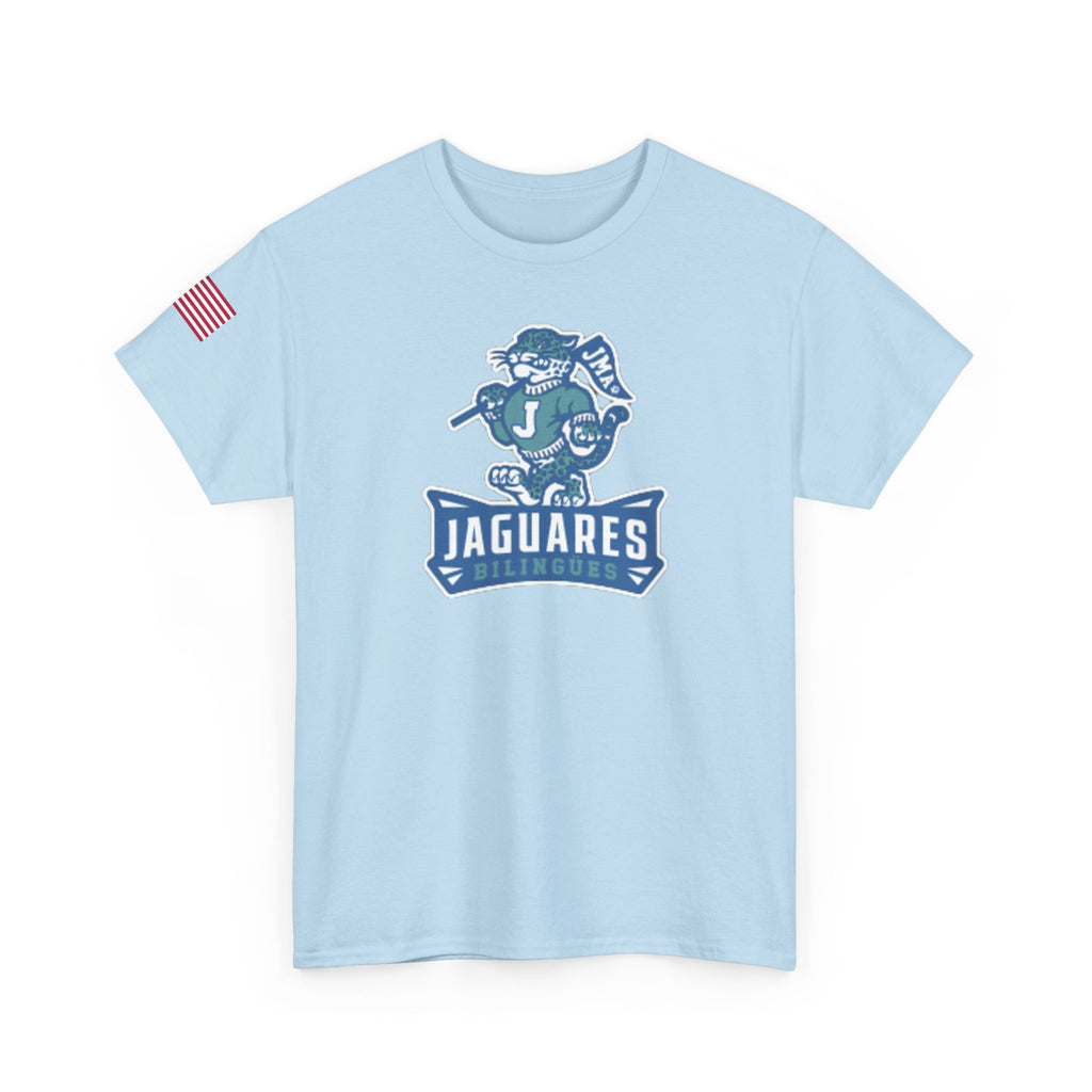 JMA Jaguares w/American Flag Unisex Heavy Cotton Tee