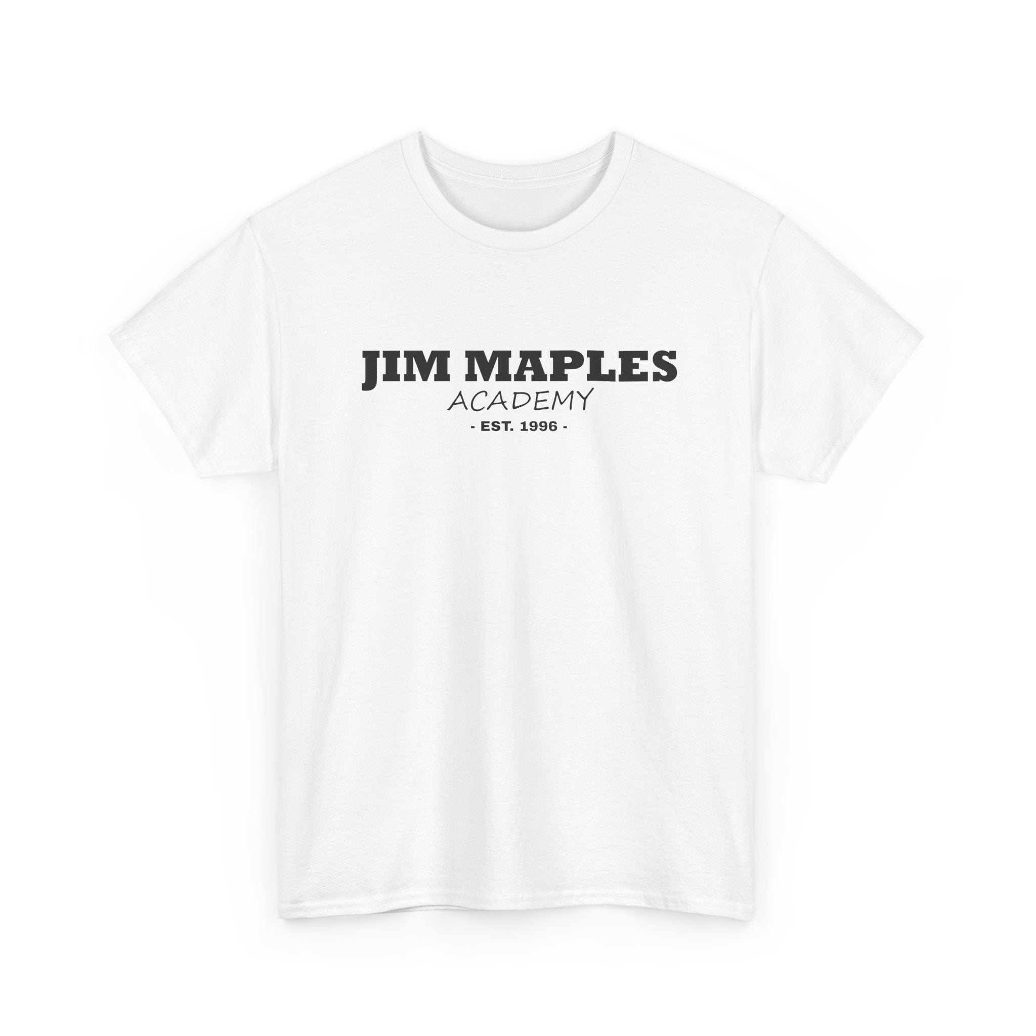 Jim Maples Text Unisex Heavy Cotton Tee