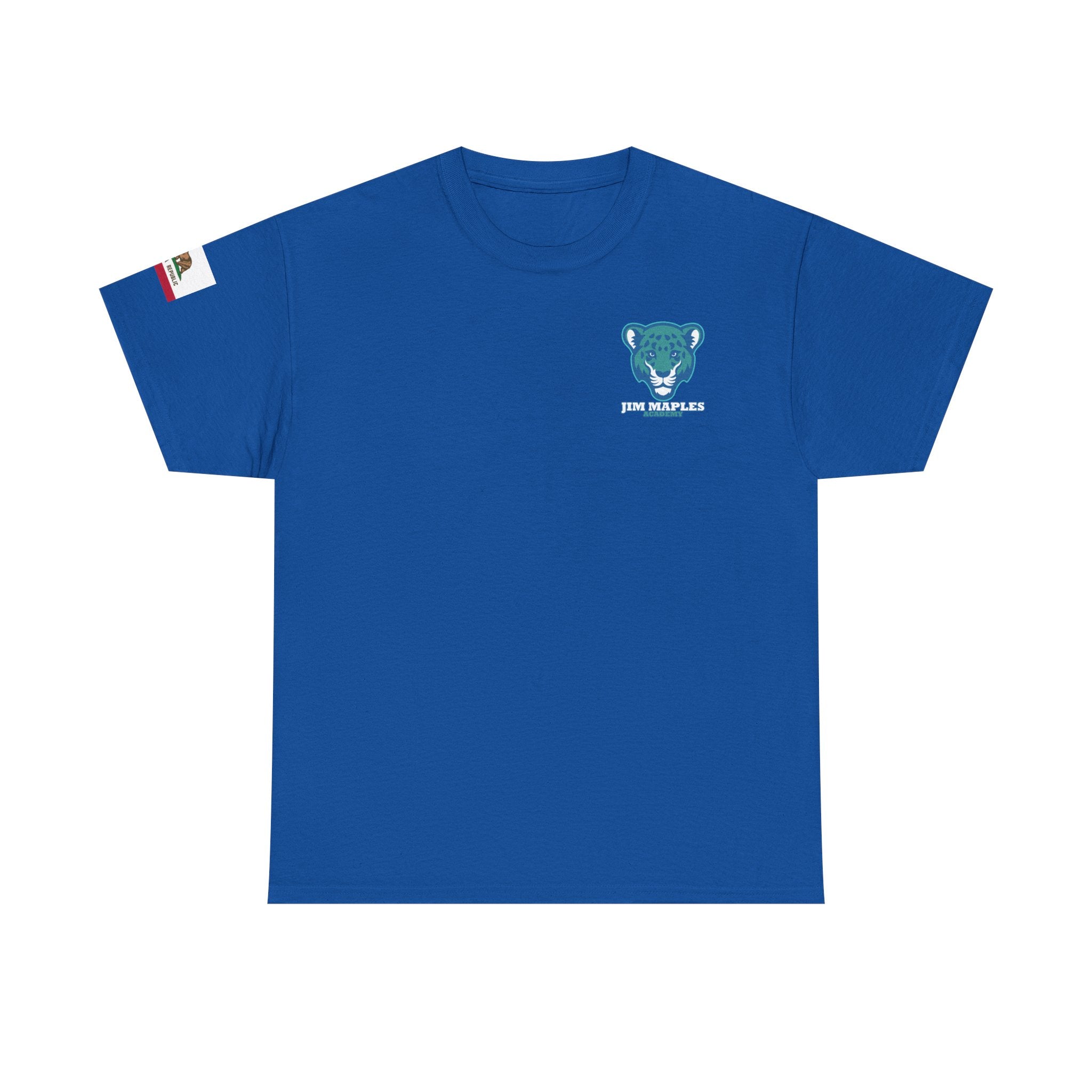 JMA Jaguar Design and Wording w/ California Flag Unisex Heavy Cotton Tee