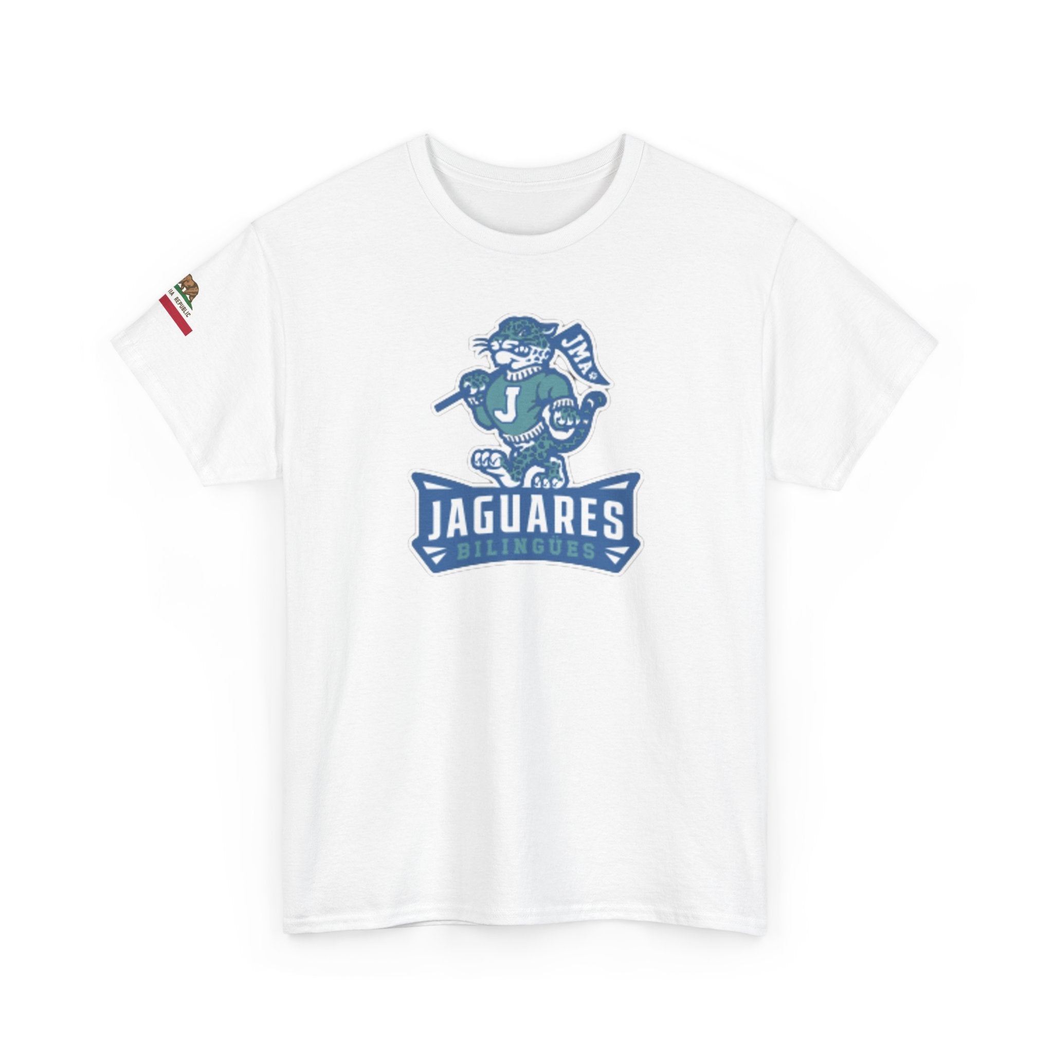 JMA Jaguar w/California Flag Unisex Heavy Cotton Tee