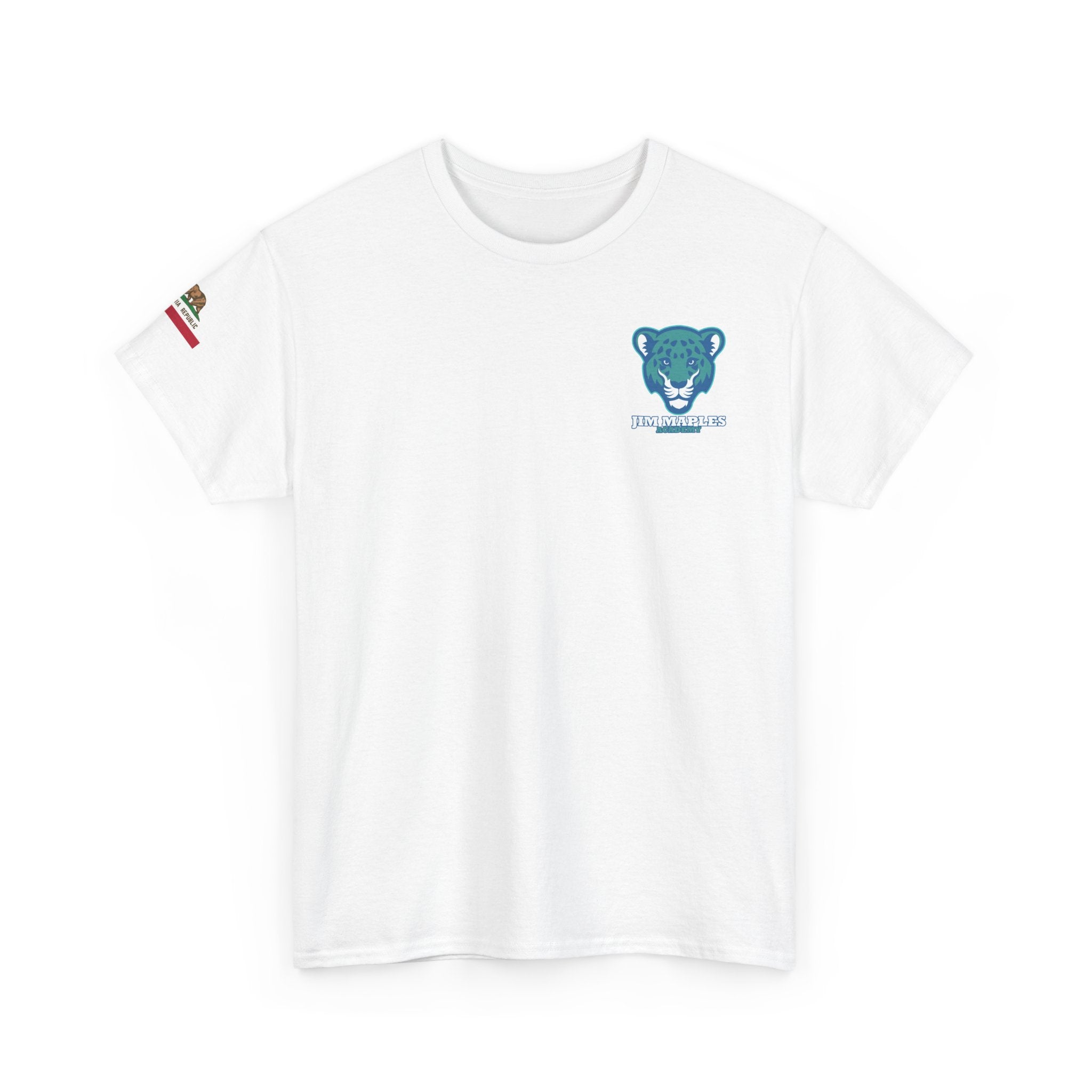 JMA Jaguar Design and Wording w/ California Flag Unisex Heavy Cotton Tee