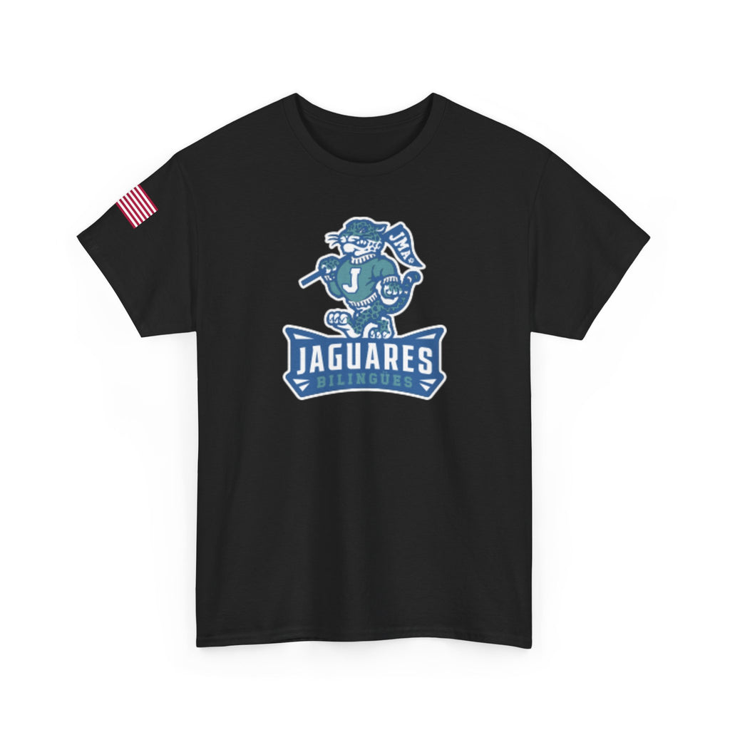 JMA Jaguares w/American Flag Unisex Heavy Cotton Tee