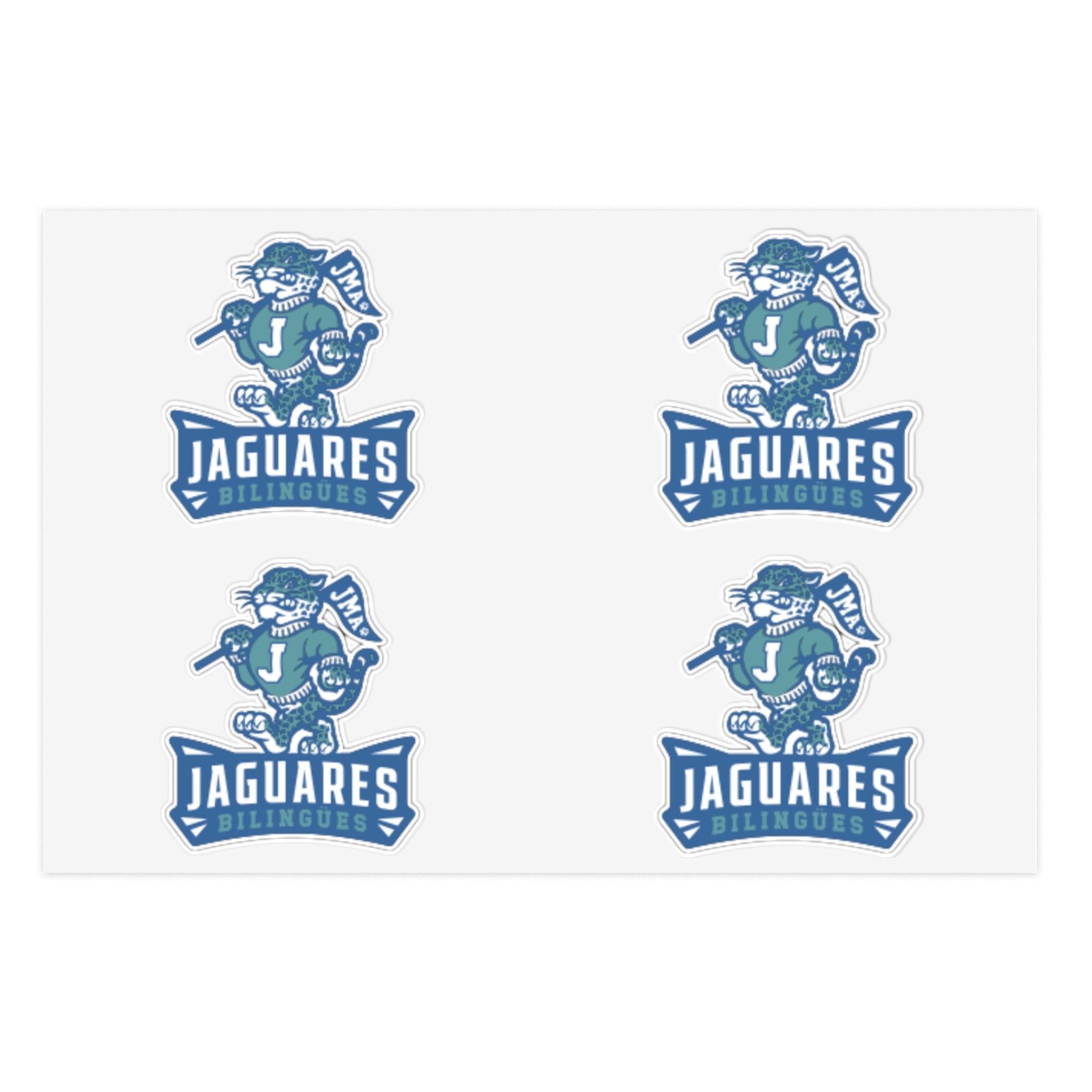 Jaguares Sticker Sheets – Eco-Friendly Decorative Stickers for Journals & Crafts