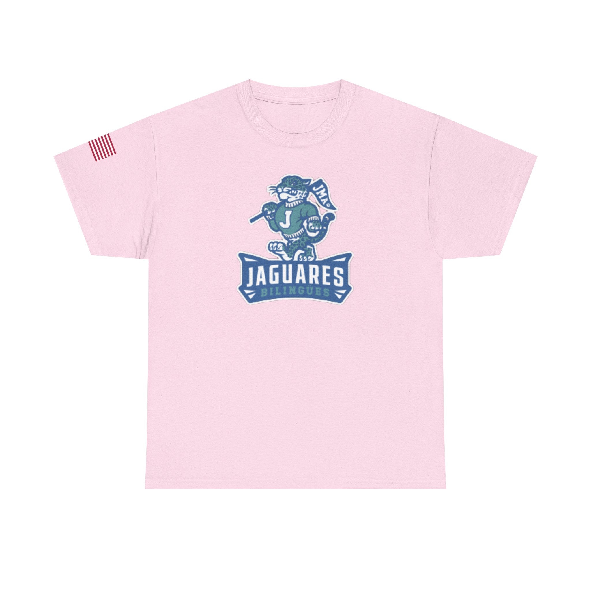 JMA Jaguares w/American Flag Unisex Heavy Cotton Tee
