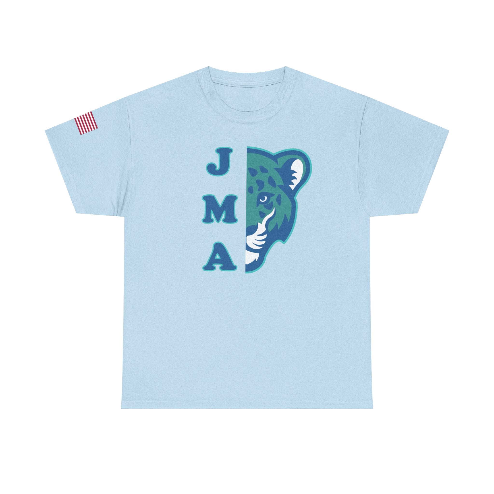 JMA Jag w/American Flag Unisex Heavy Cotton Tee