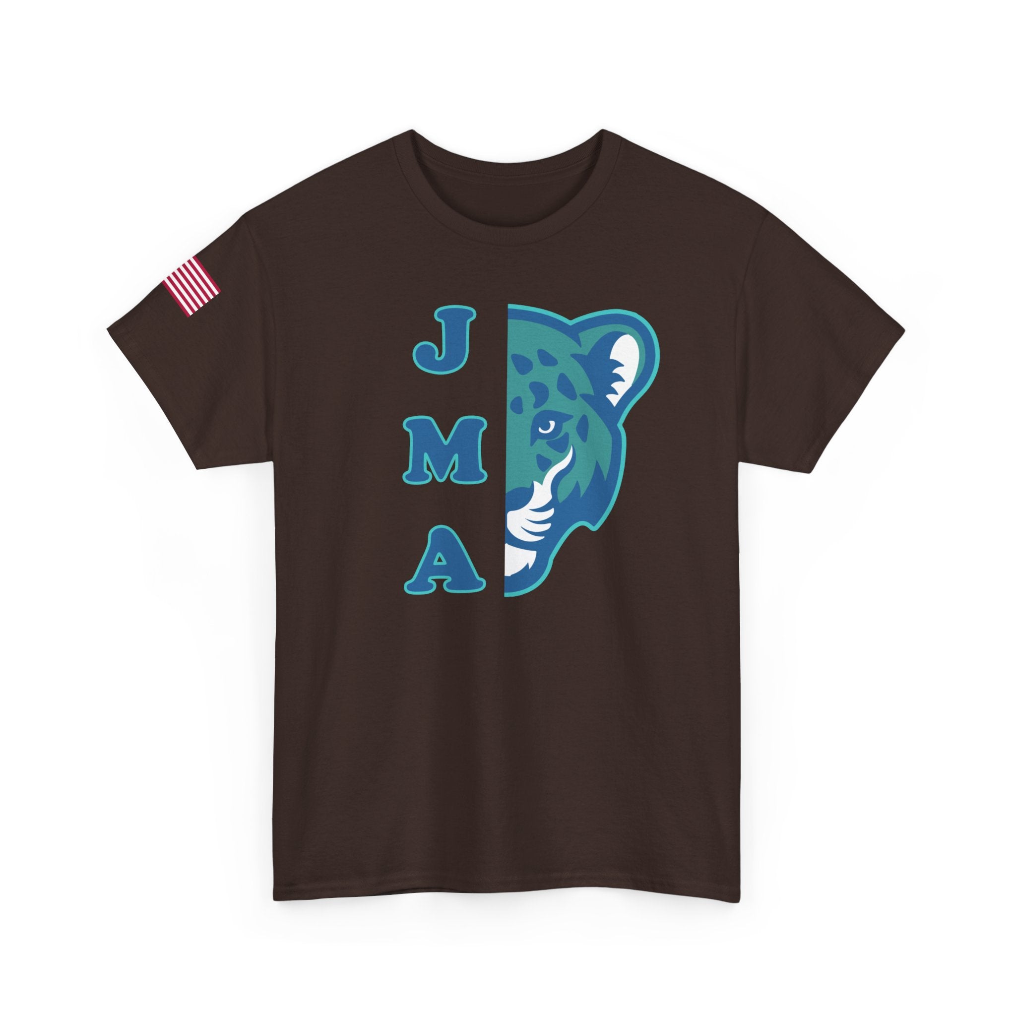 JMA Jag w/American Flag Unisex Heavy Cotton Tee