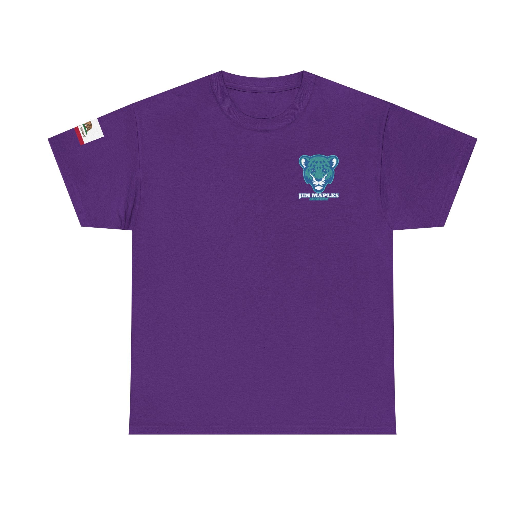 JMA Jaguar Design and Wording w/ California Flag Unisex Heavy Cotton Tee