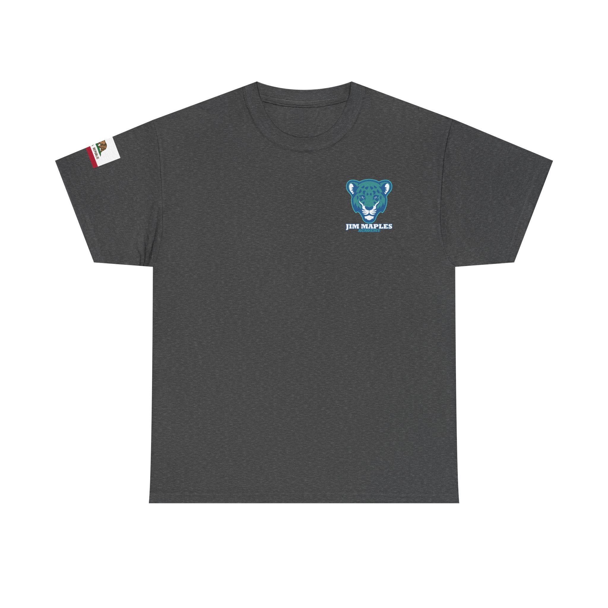 JMA Jaguar Design and Wording w/ California Flag Unisex Heavy Cotton Tee